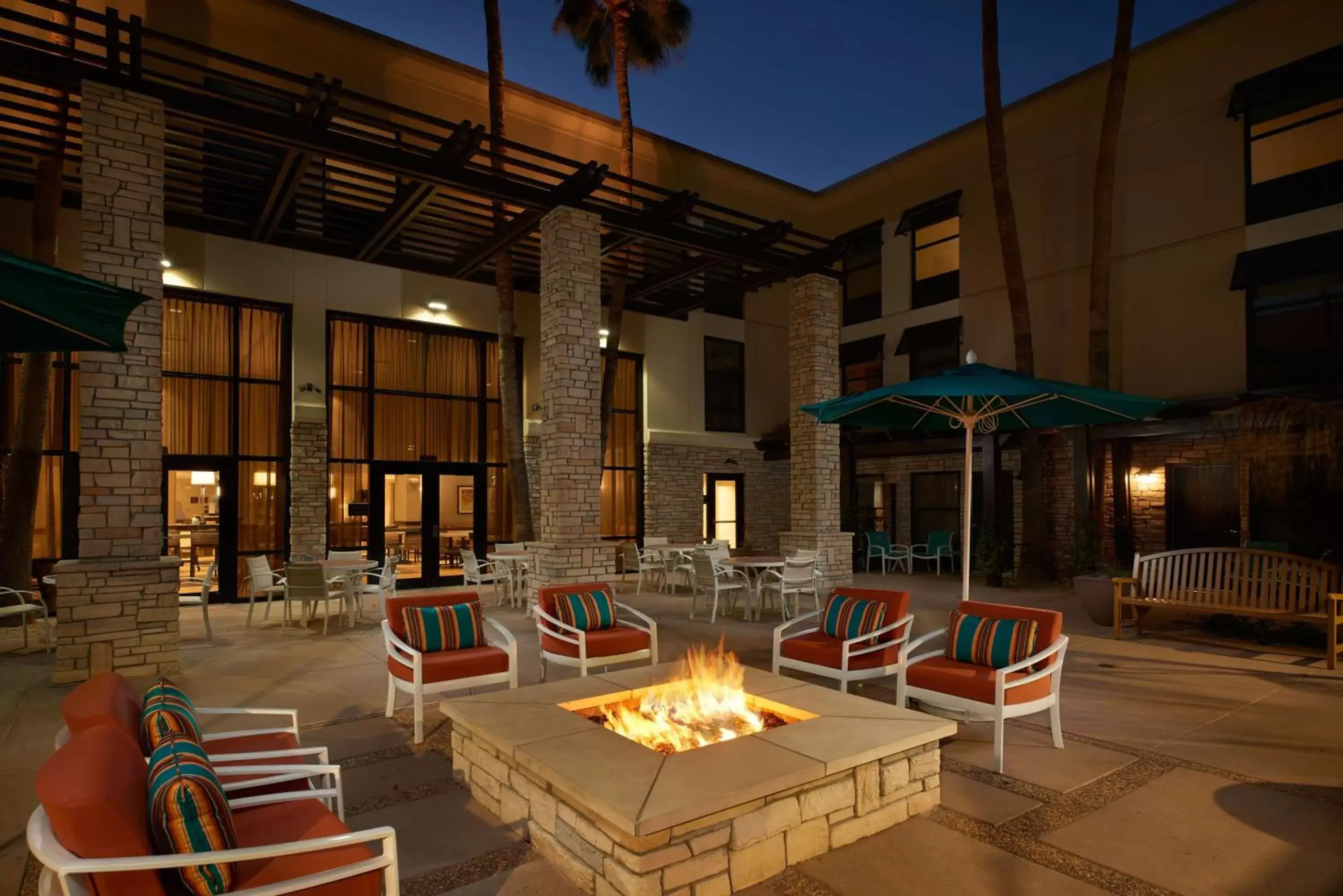 Patio in Hampton Inn & Suites Scottsdale On Shea Blvd