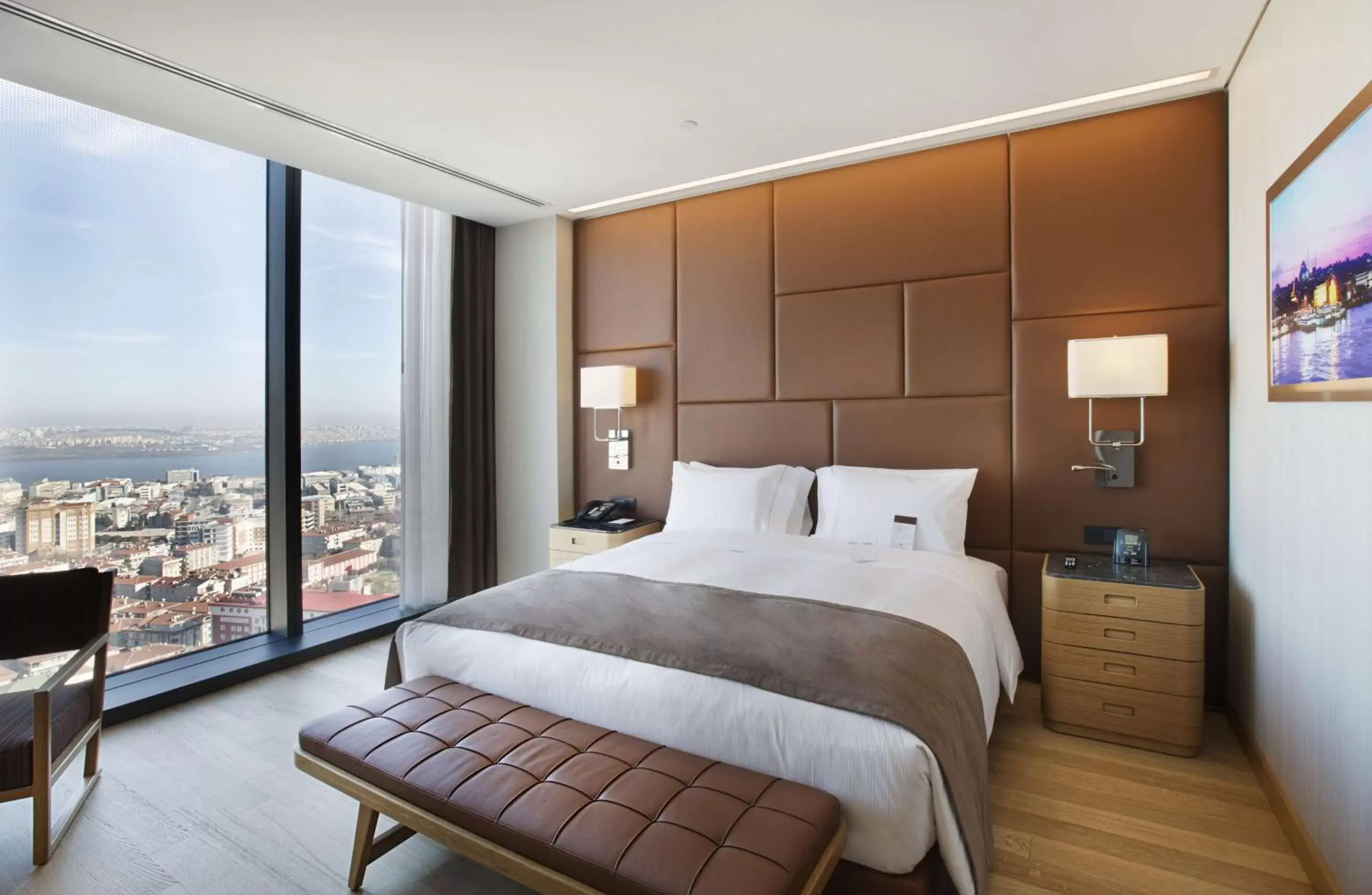 Bed in DoubleTree by Hilton Istanbul-Avcilar