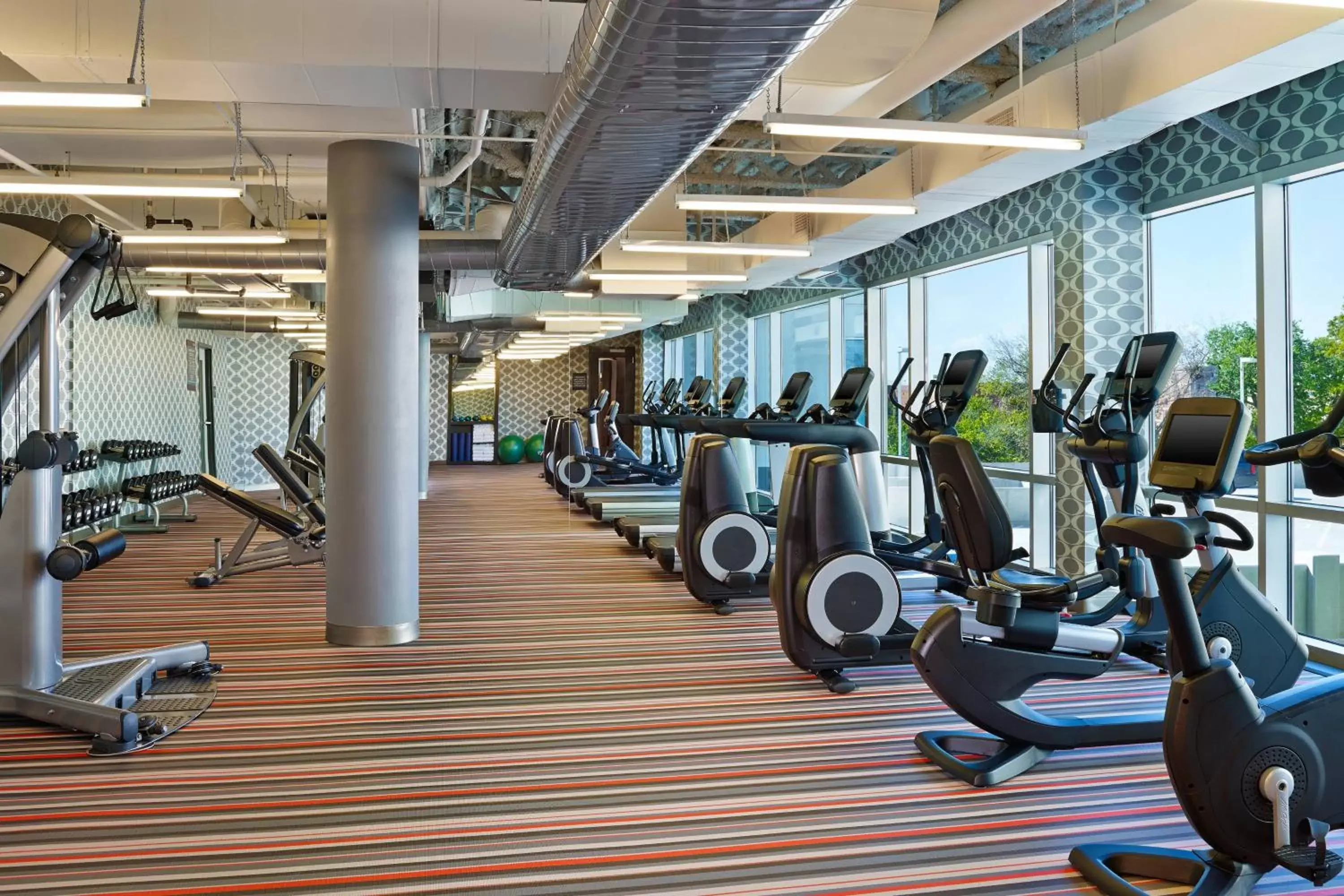 Fitness centre/facilities, Fitness Center/Facilities in Aloft Oklahoma City Downtown – Bricktown