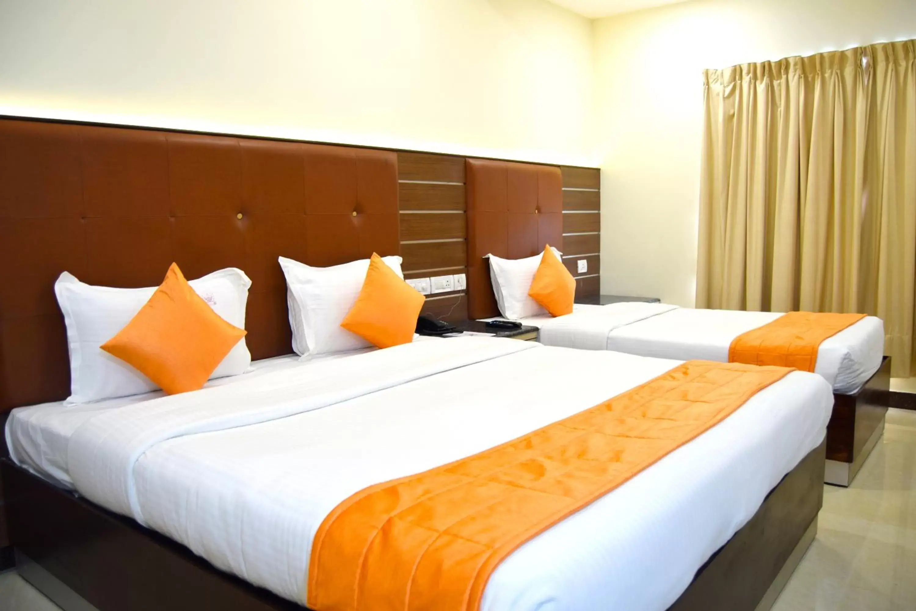 Photo of the whole room, Bed in Saibala Grand Airport Hotel