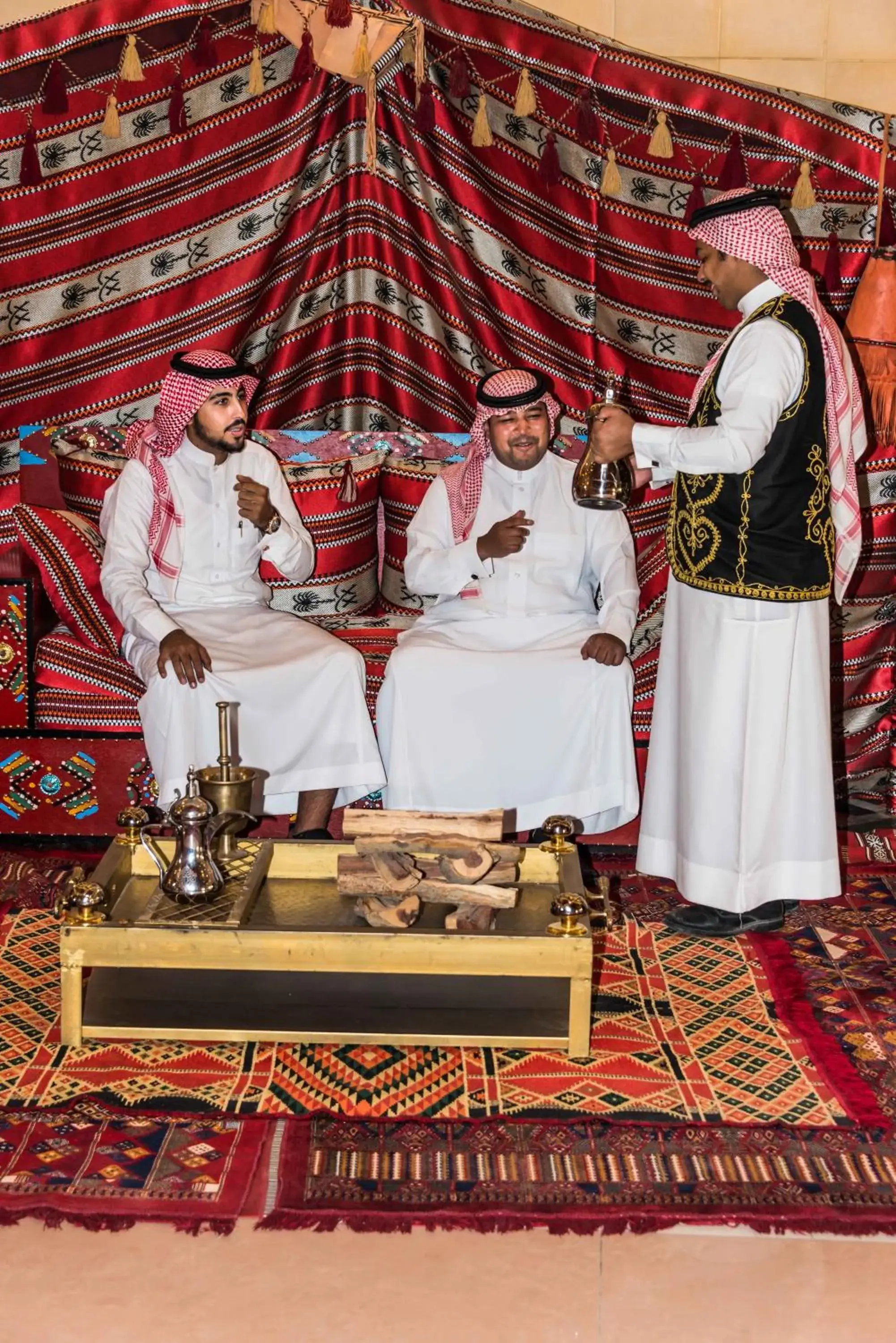 group of guests in Boudl Al Fayhaa