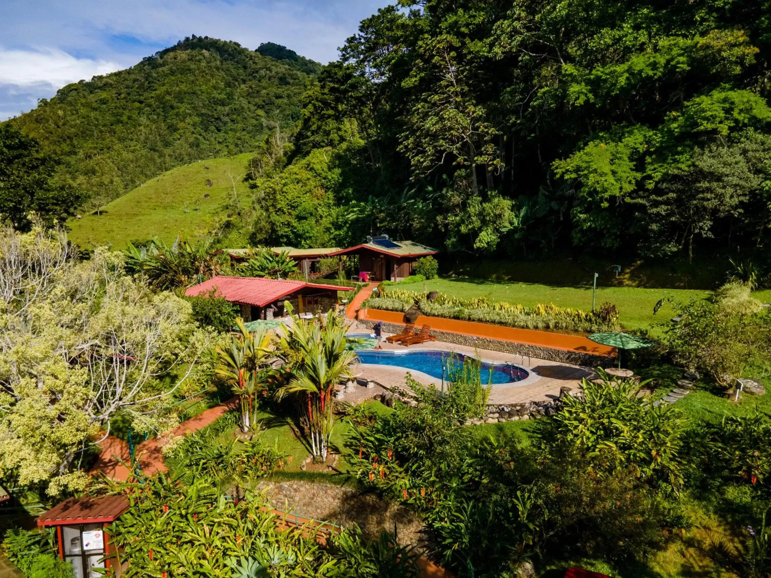 Pool View in Hotel de Montaña El Pelicano