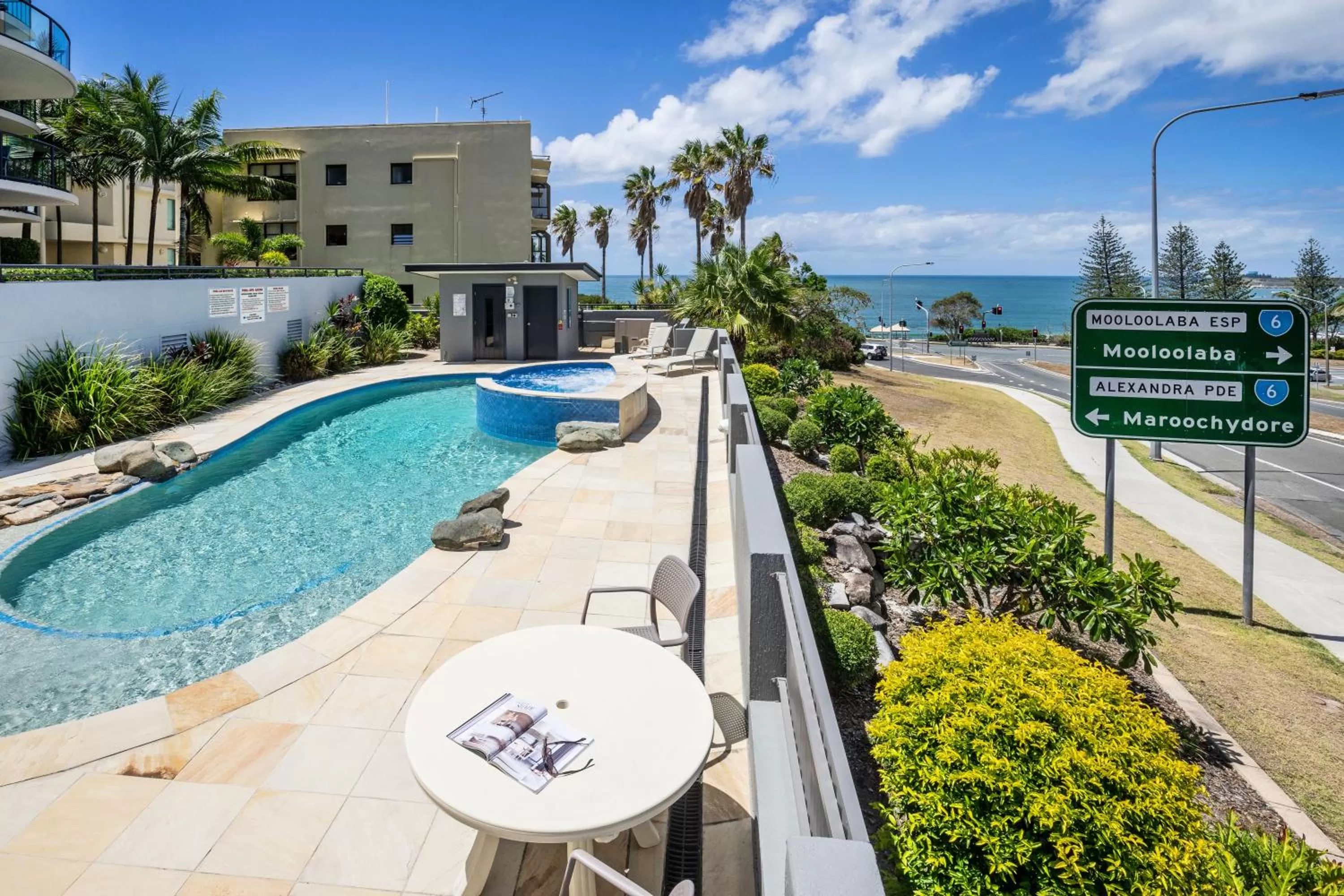 Sea view in Alexandra on the Pacific