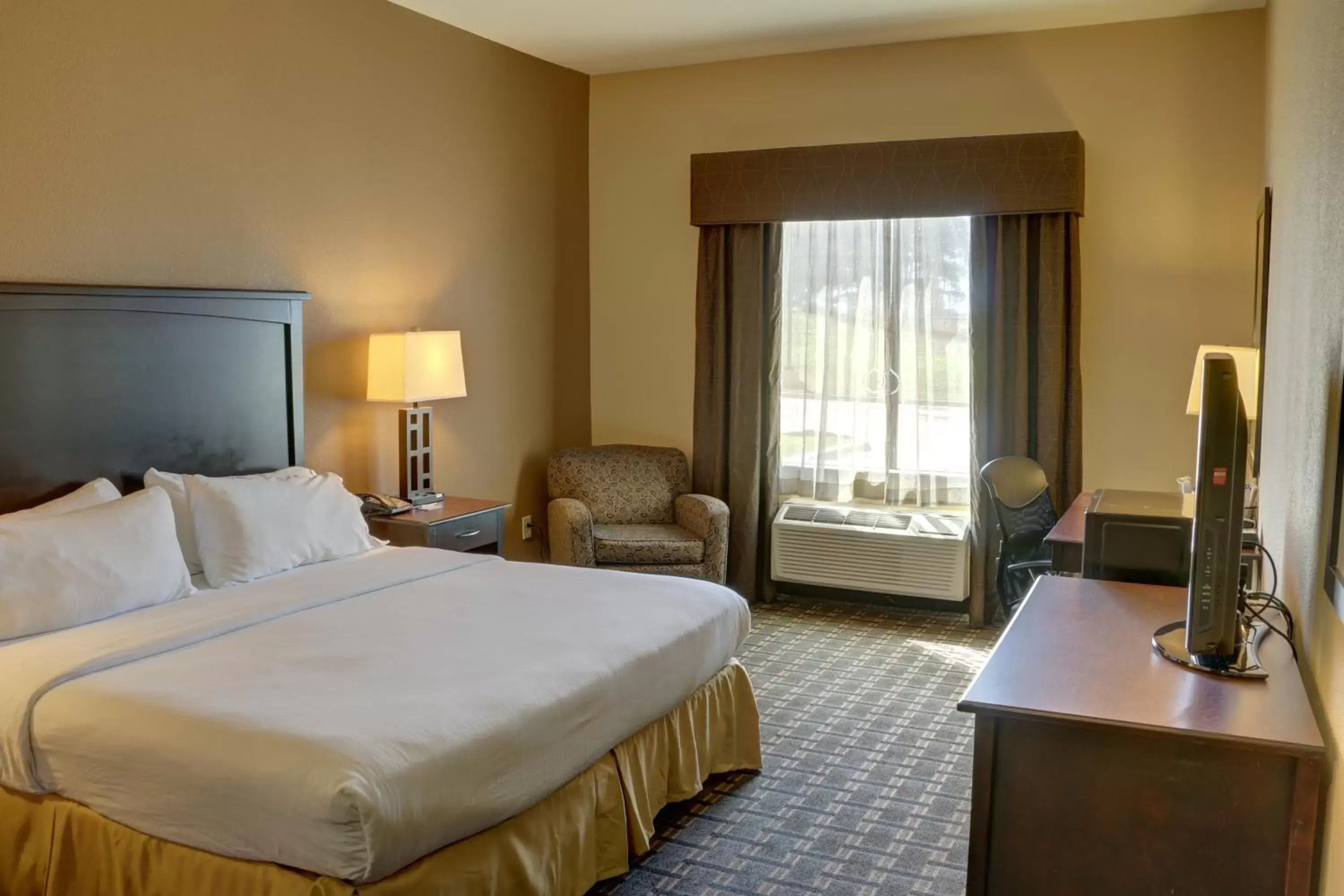 Bedroom, Bed in Holiday Inn Express Hotel & Suites Texarkana East, an IHG Hotel