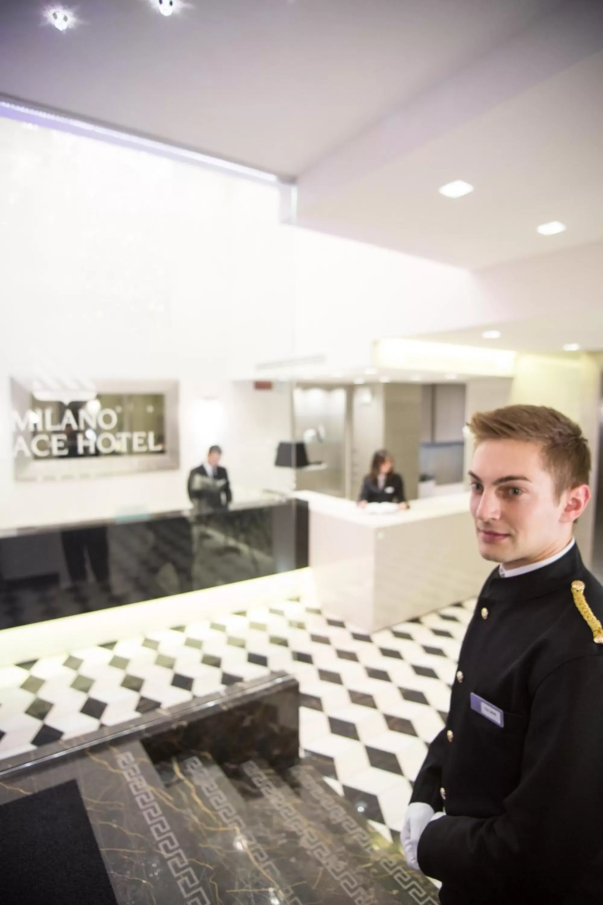 Lobby or reception, Staff in Best Western Premier Milano Palace Hotel