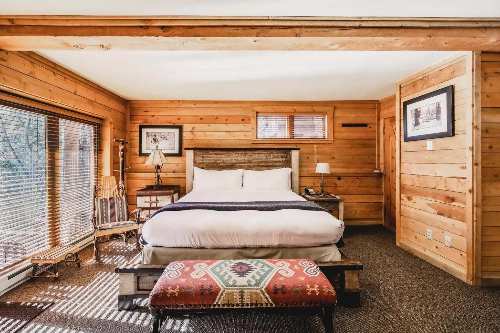 Bed in Sundance Mountain Resort