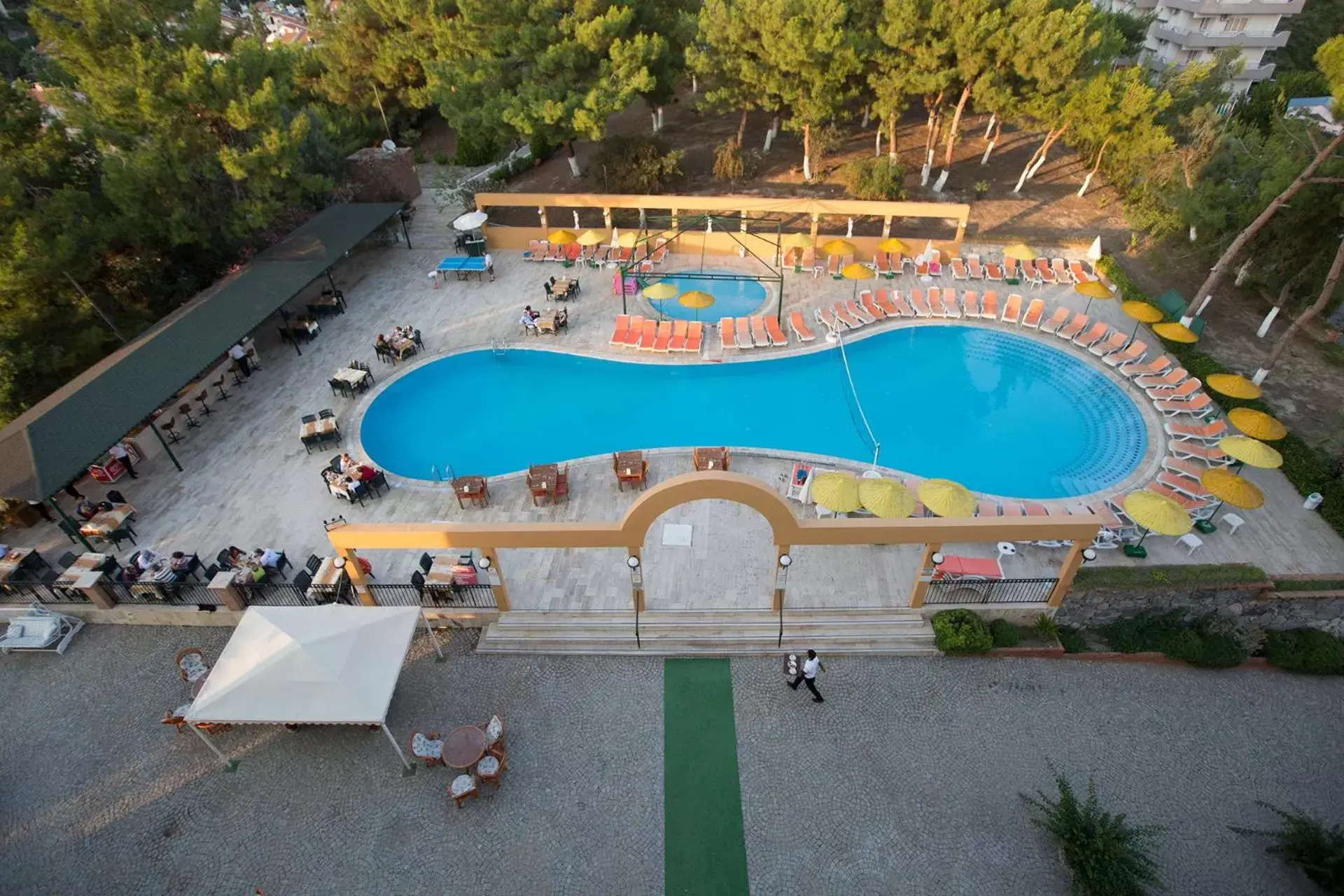 Pool View in Tuntas Family Suites Kusadasi