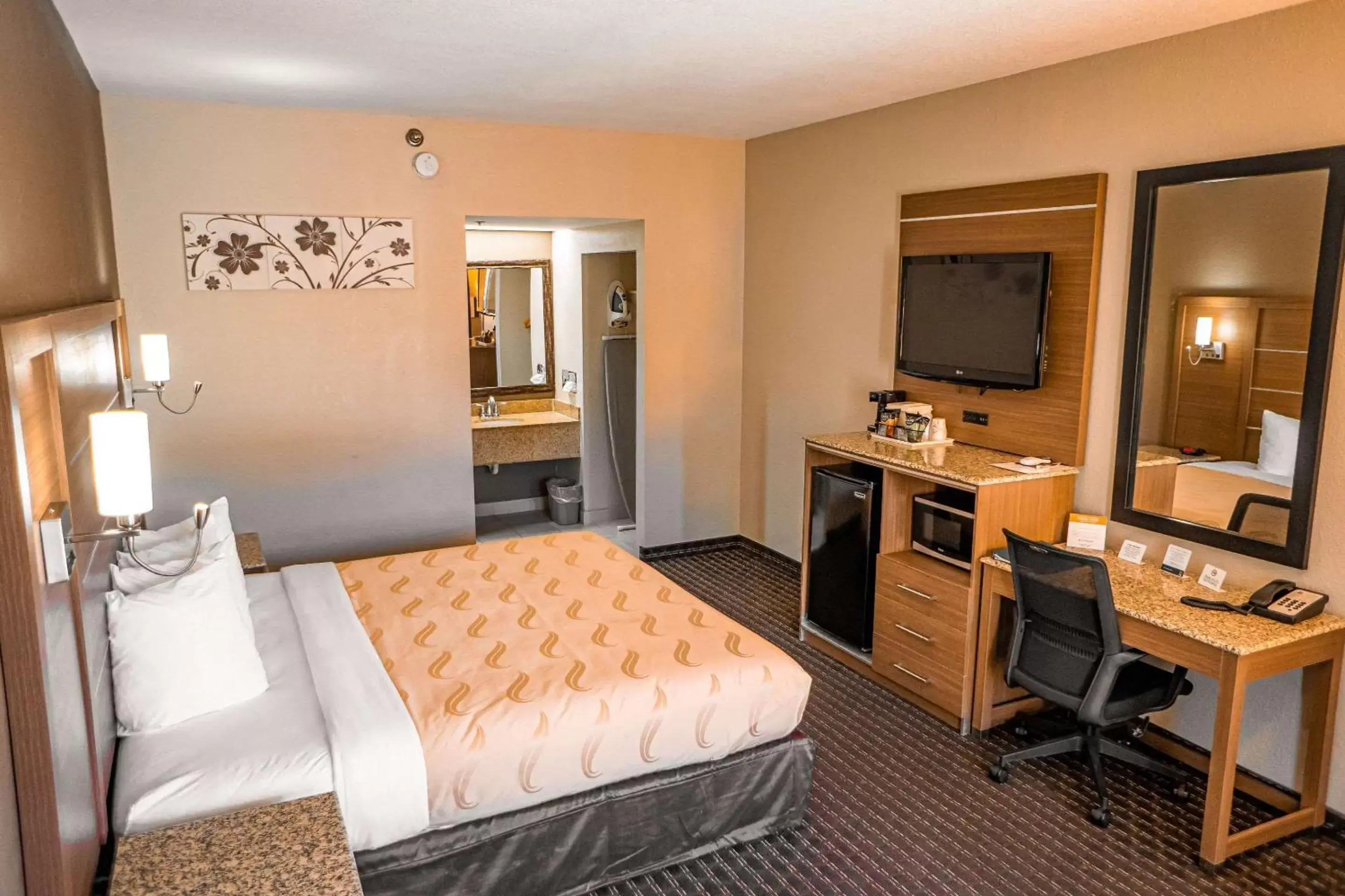 Bedroom, Bed in Quality Inn & Suites near Six Flags - Austell