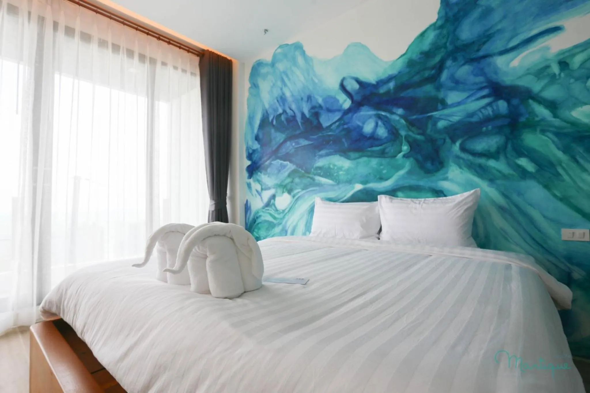 Bed in Tique Series Boutique Resort (SHA Extra Plus)