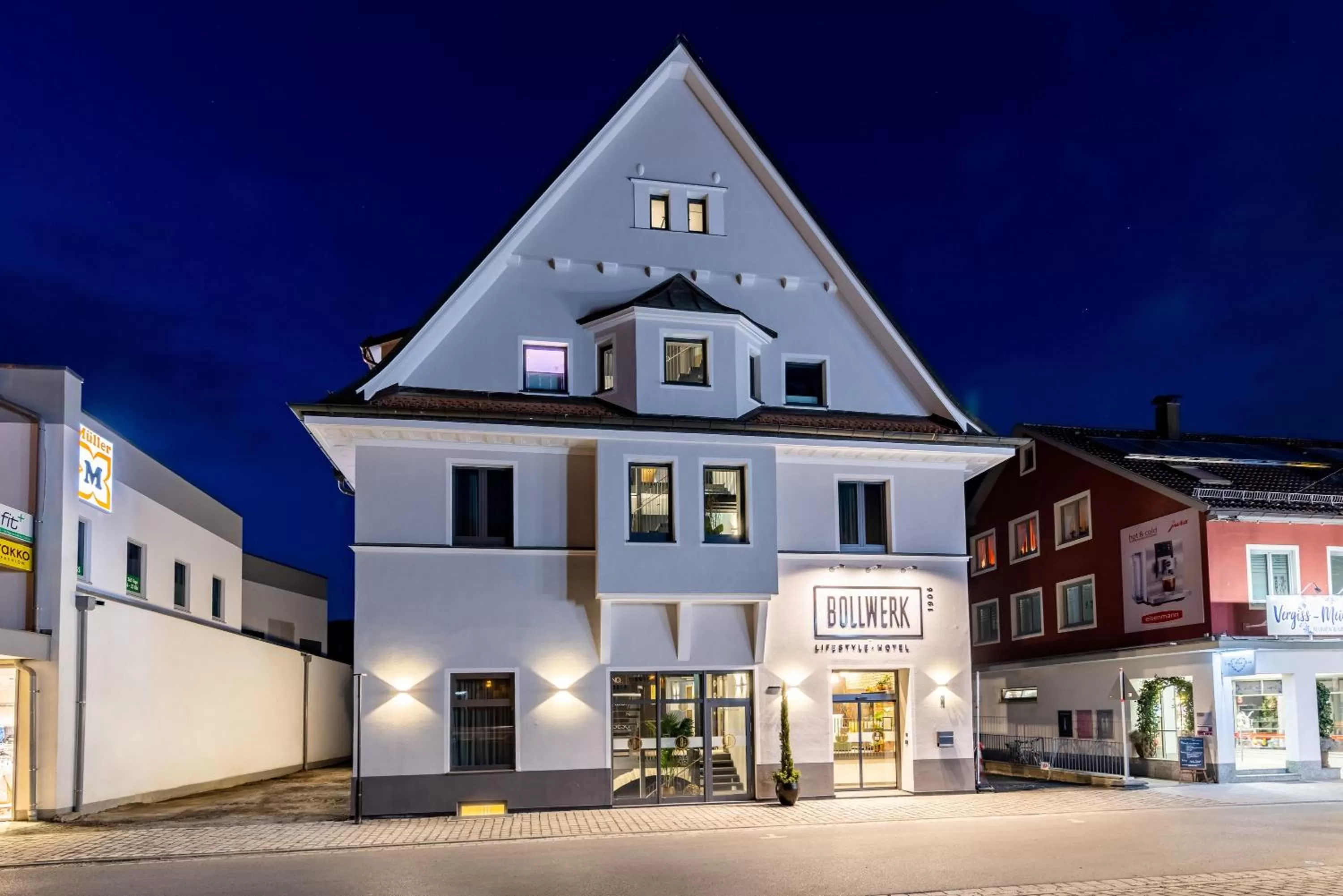Property building in BOLLWERK Lifestyle Hotel, automatisiertes Hotel mit Self Check In