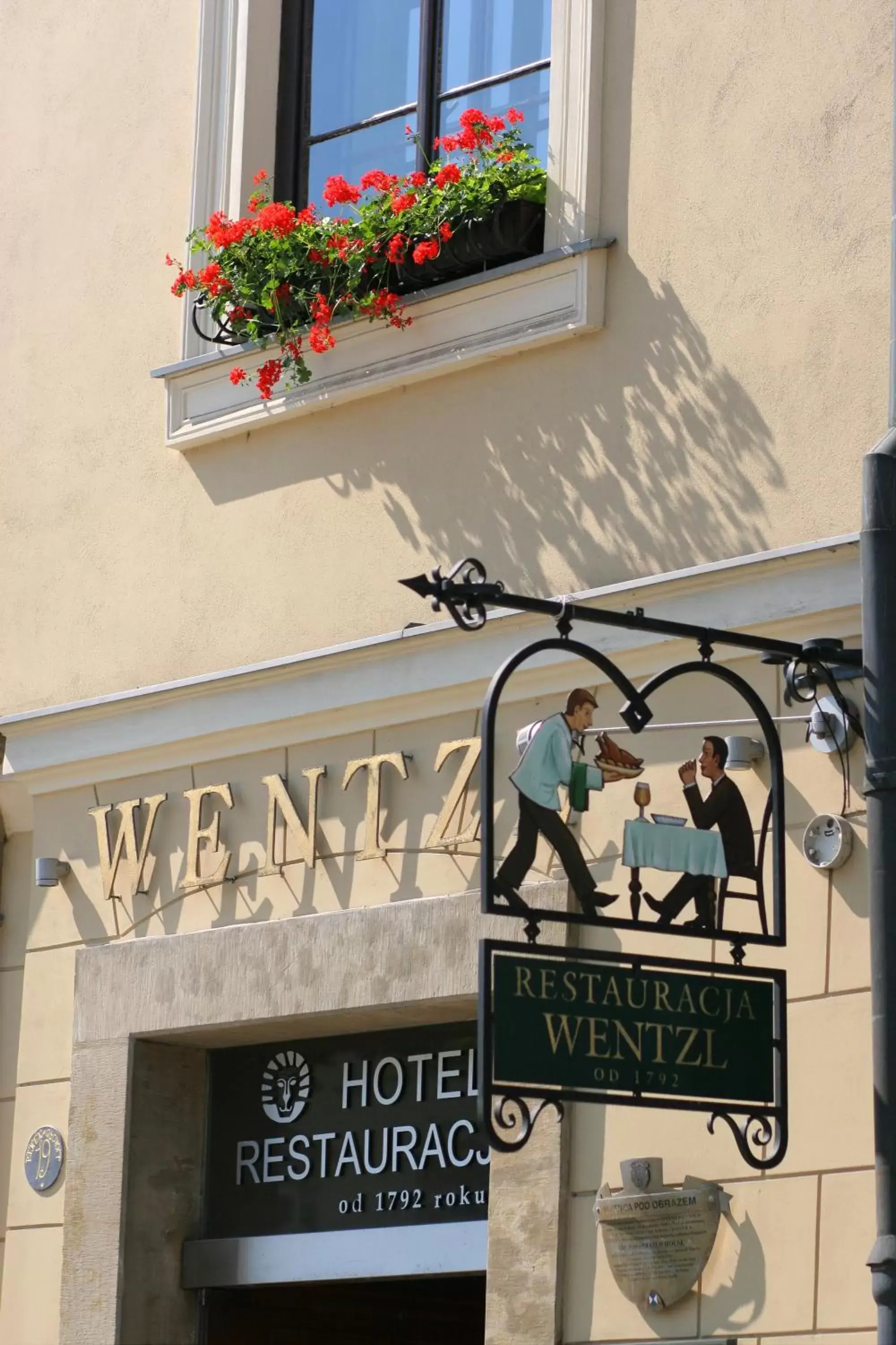 Restaurant/places to eat in Hotel Wentzl