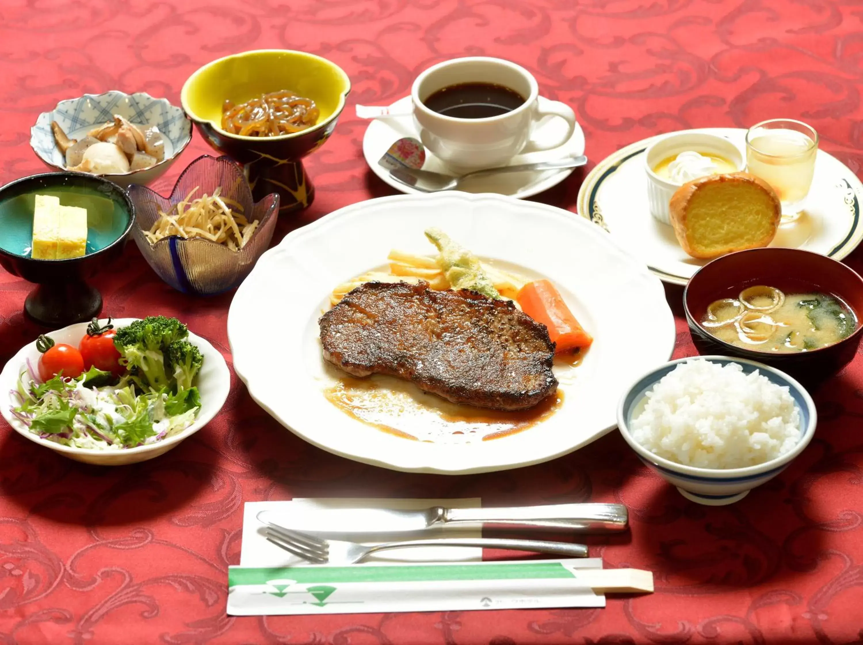 Lunch in Ark Hotel Royal Fukuoka Tenjin -ROUTE INN HOTELS-