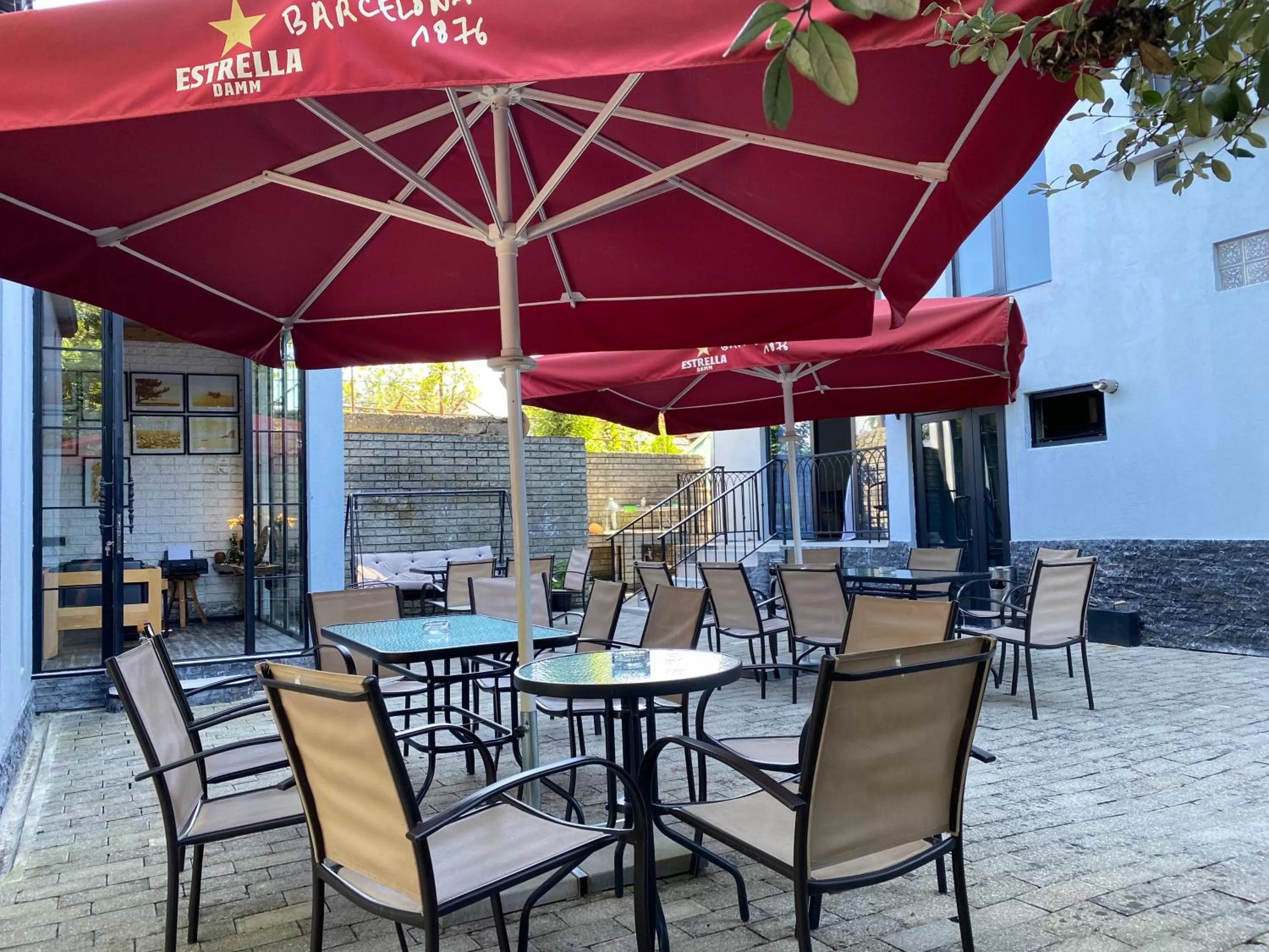 Seating area in Level Up Hotel & Restaurant
