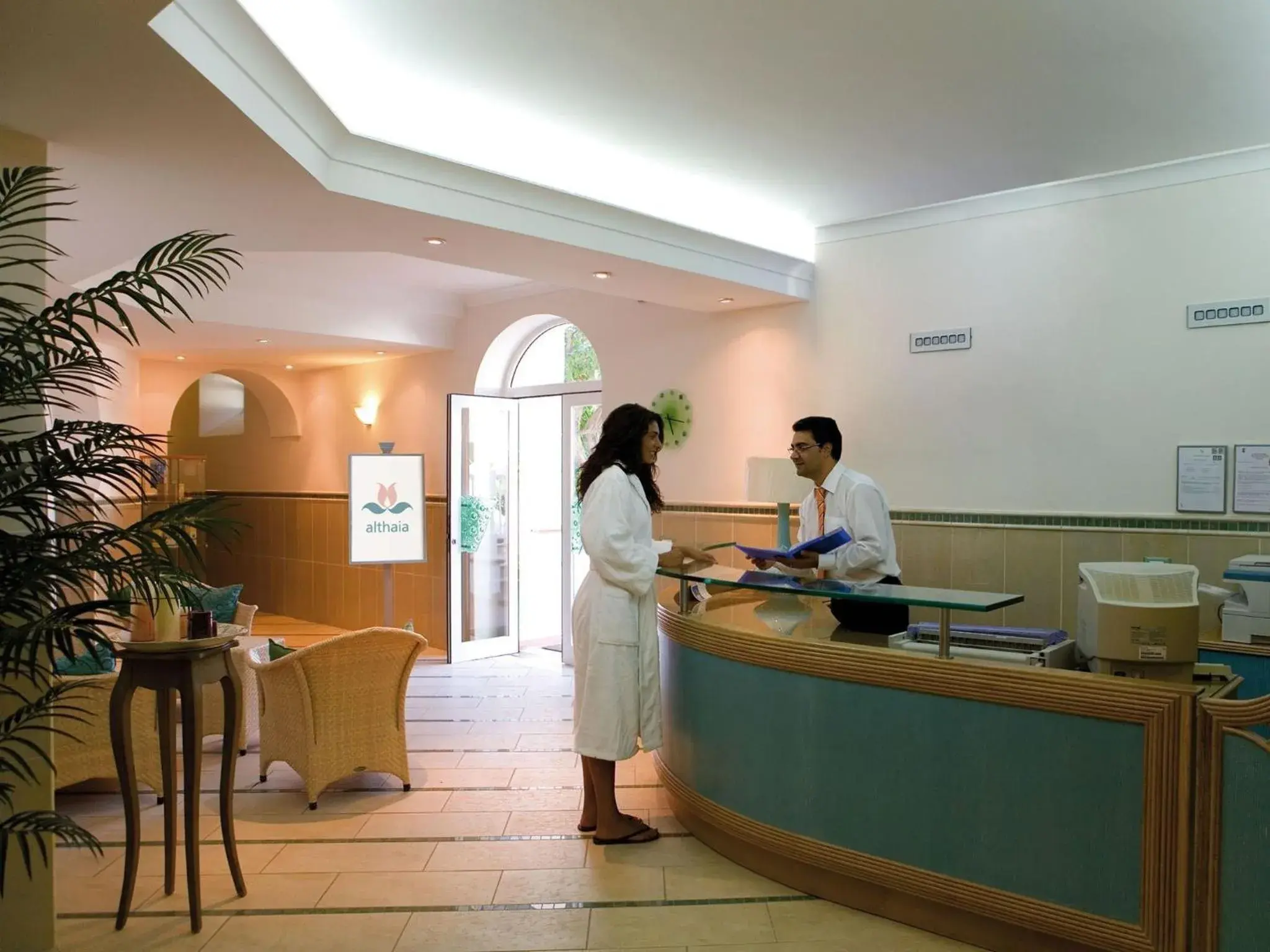 Spa and wellness centre/facilities, Lobby/Reception in Hotel Terme Park Imperial