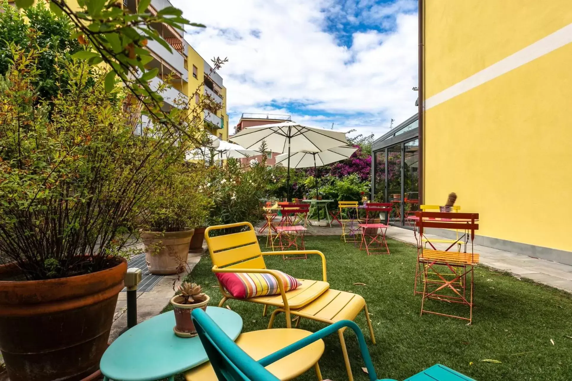 Garden in Oasi Hotel