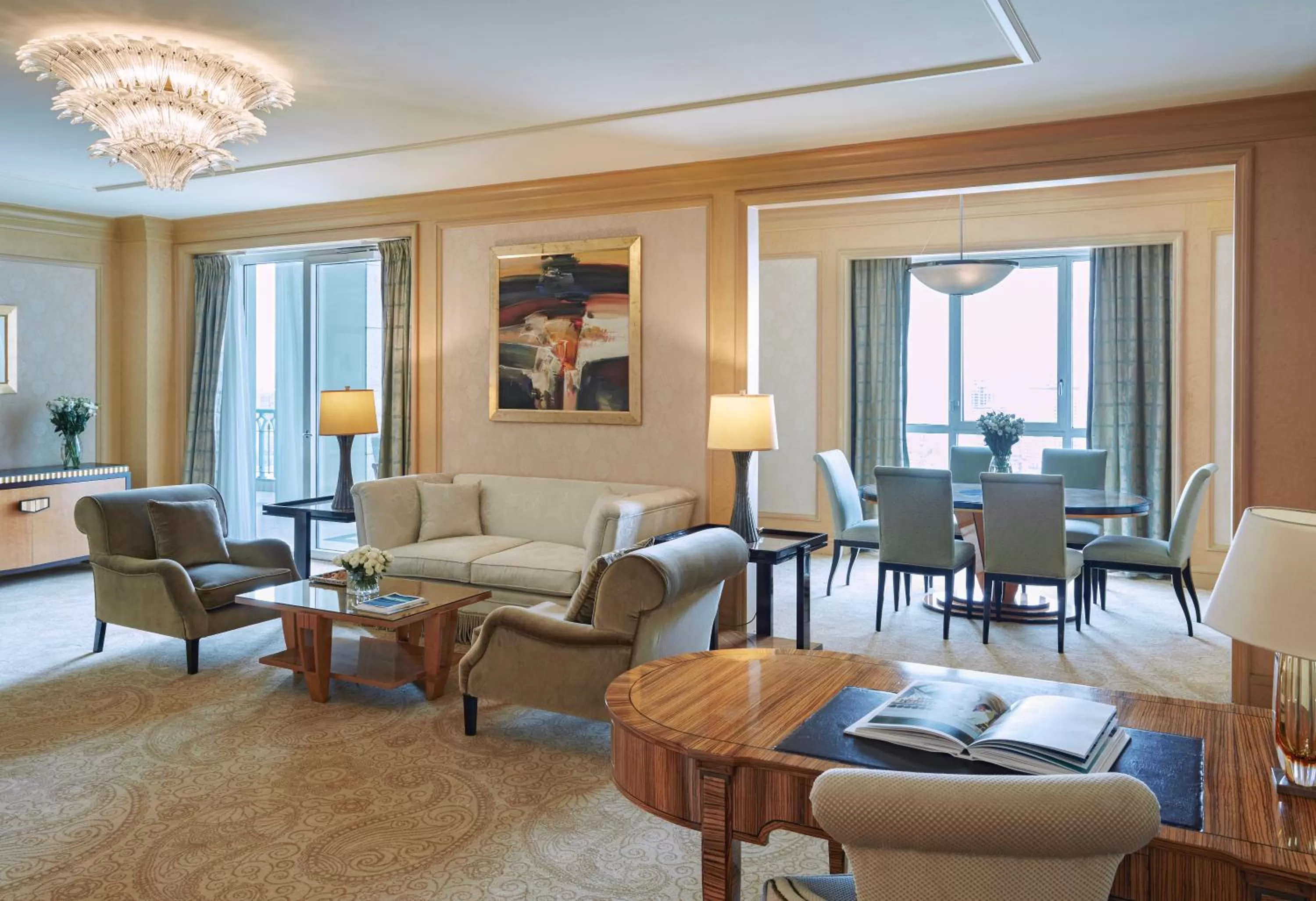 Living room in Four Seasons Hotel Cairo at Nile Plaza