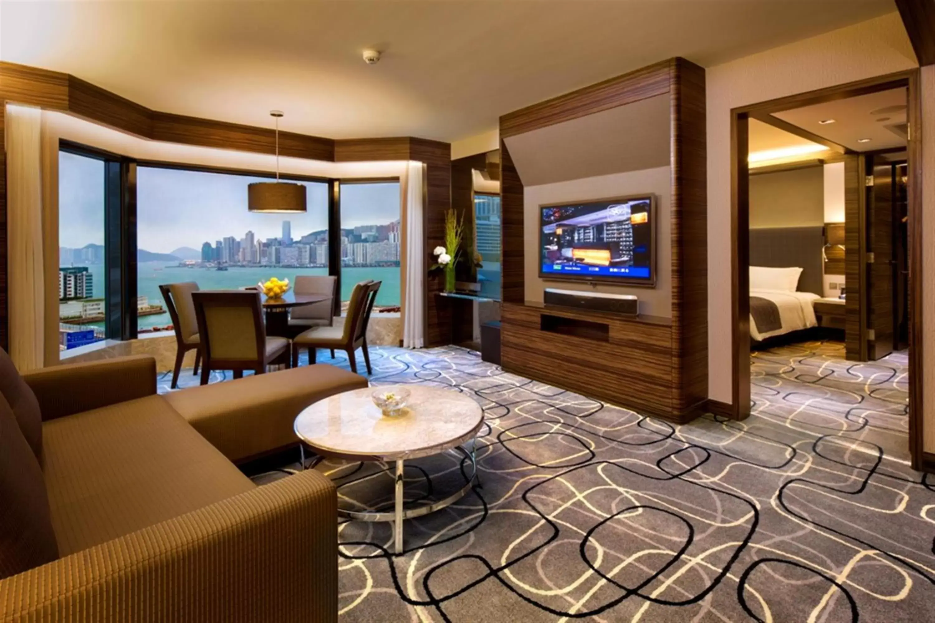 Photo of the whole room in New World Millennium Hong Kong Hotel