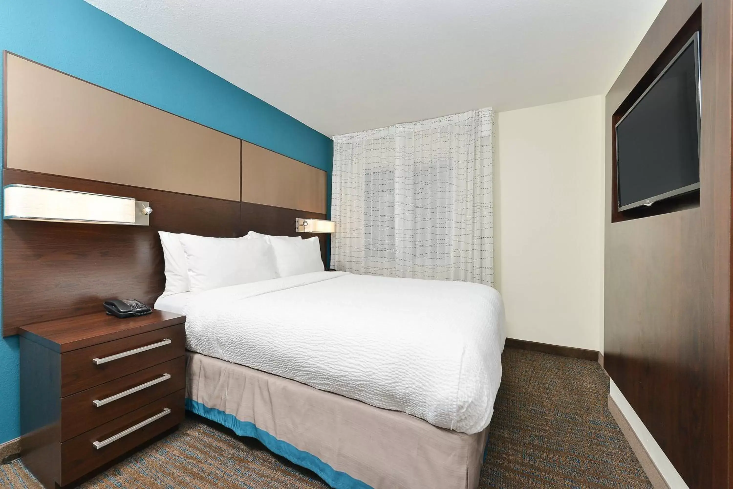 Bedroom, Bed in Residence Inn by Marriott Des Moines Downtown