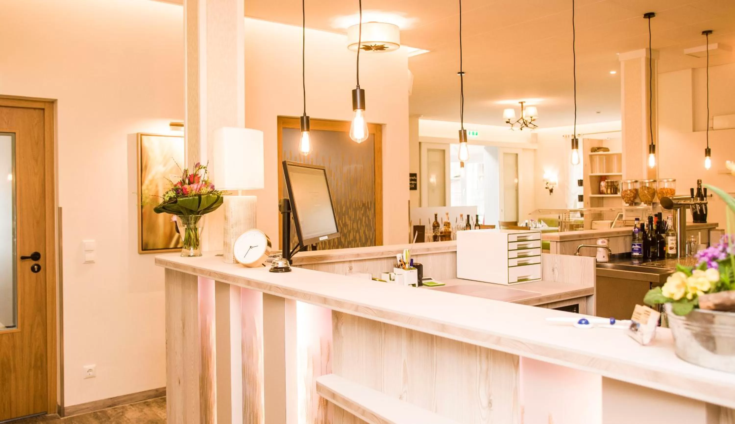 Lobby or reception in Gästehaus Scharfe Kurve