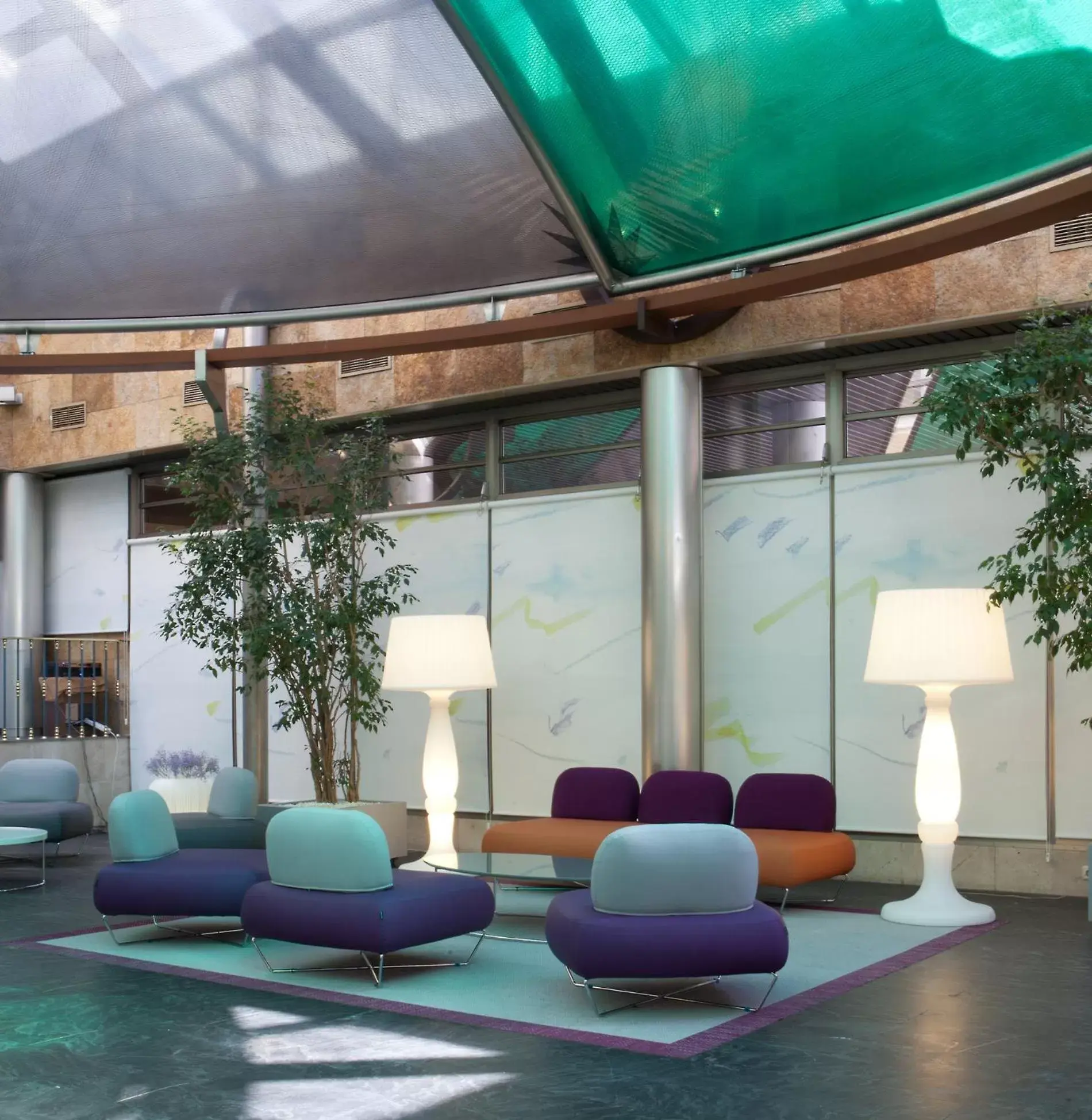 Lobby or reception in Hotel Villamadrid Lobby or reception in Hotel Villamadrid