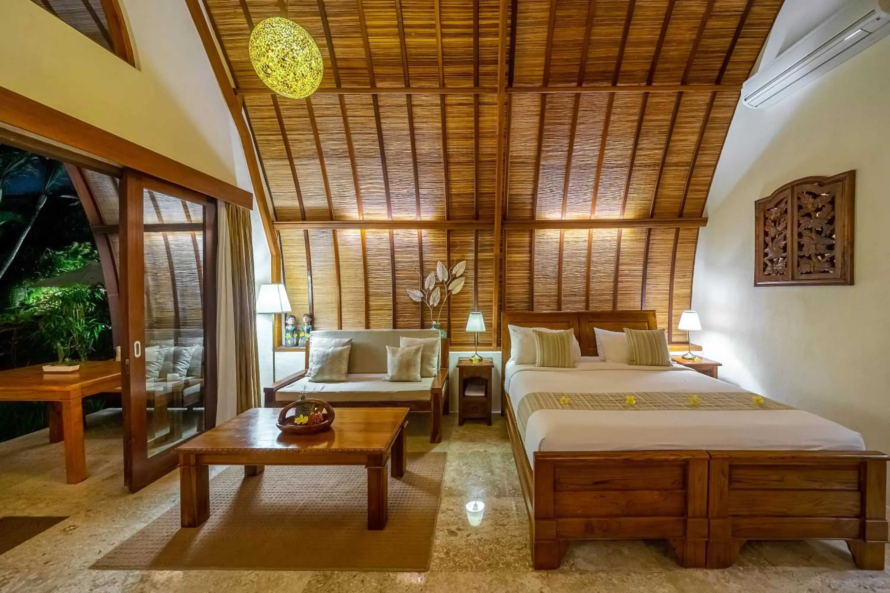 Bed in Klumpu Bali Resort Bed in Klumpu Bali Resort