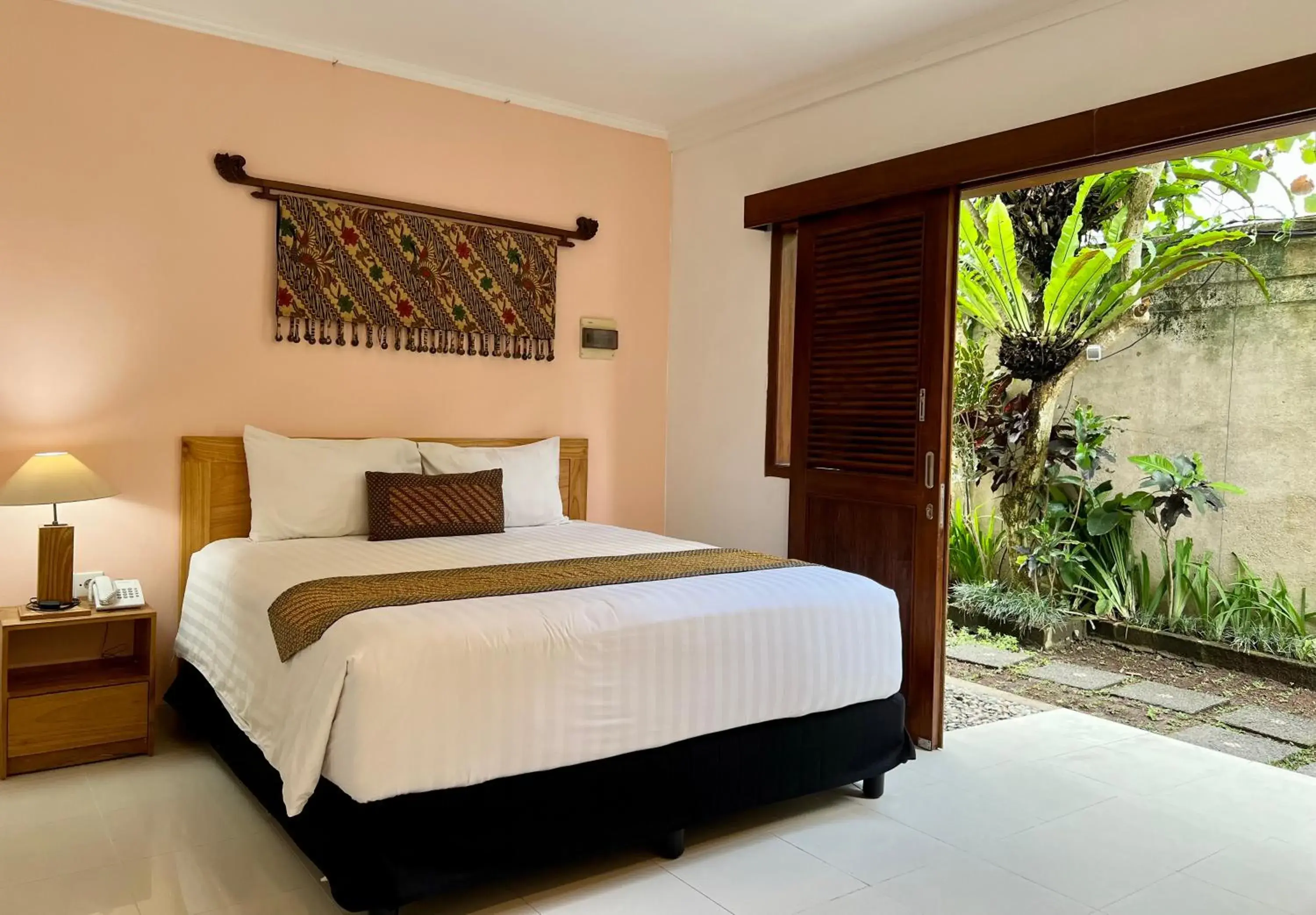 Bed in Villa Puriartha Ubud - CHSE Certified