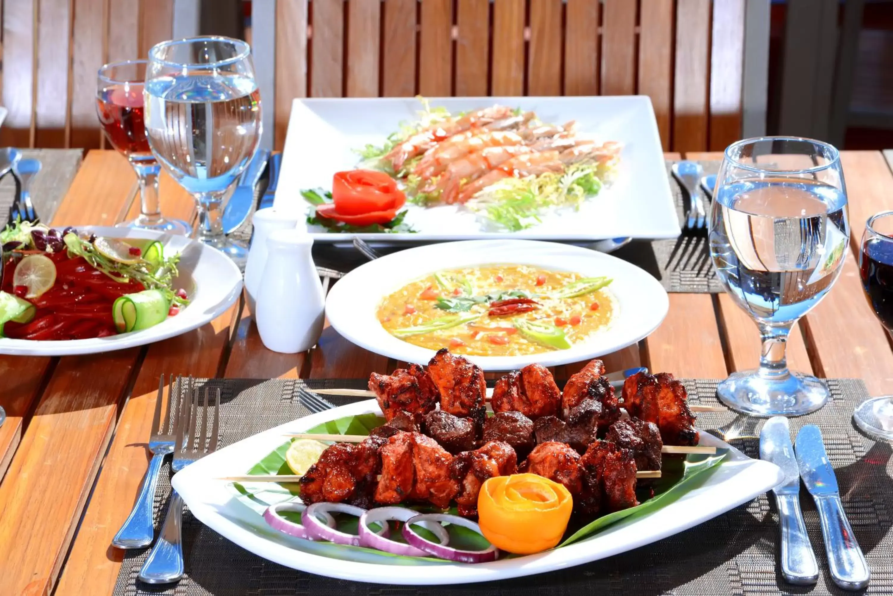 Food close-up, Lunch and Dinner in Beach Albatros Resort - Hurghada