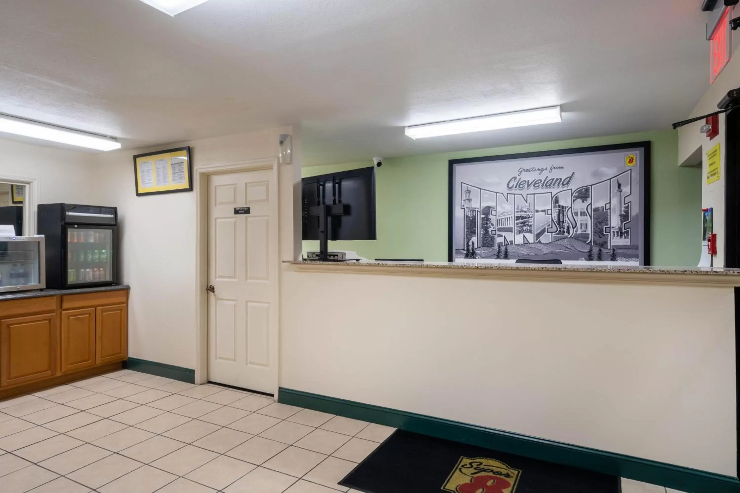 Lobby or reception in Super 8 by Wyndham Cleveland Lobby or reception in Super 8 by Wyndham Cleveland
