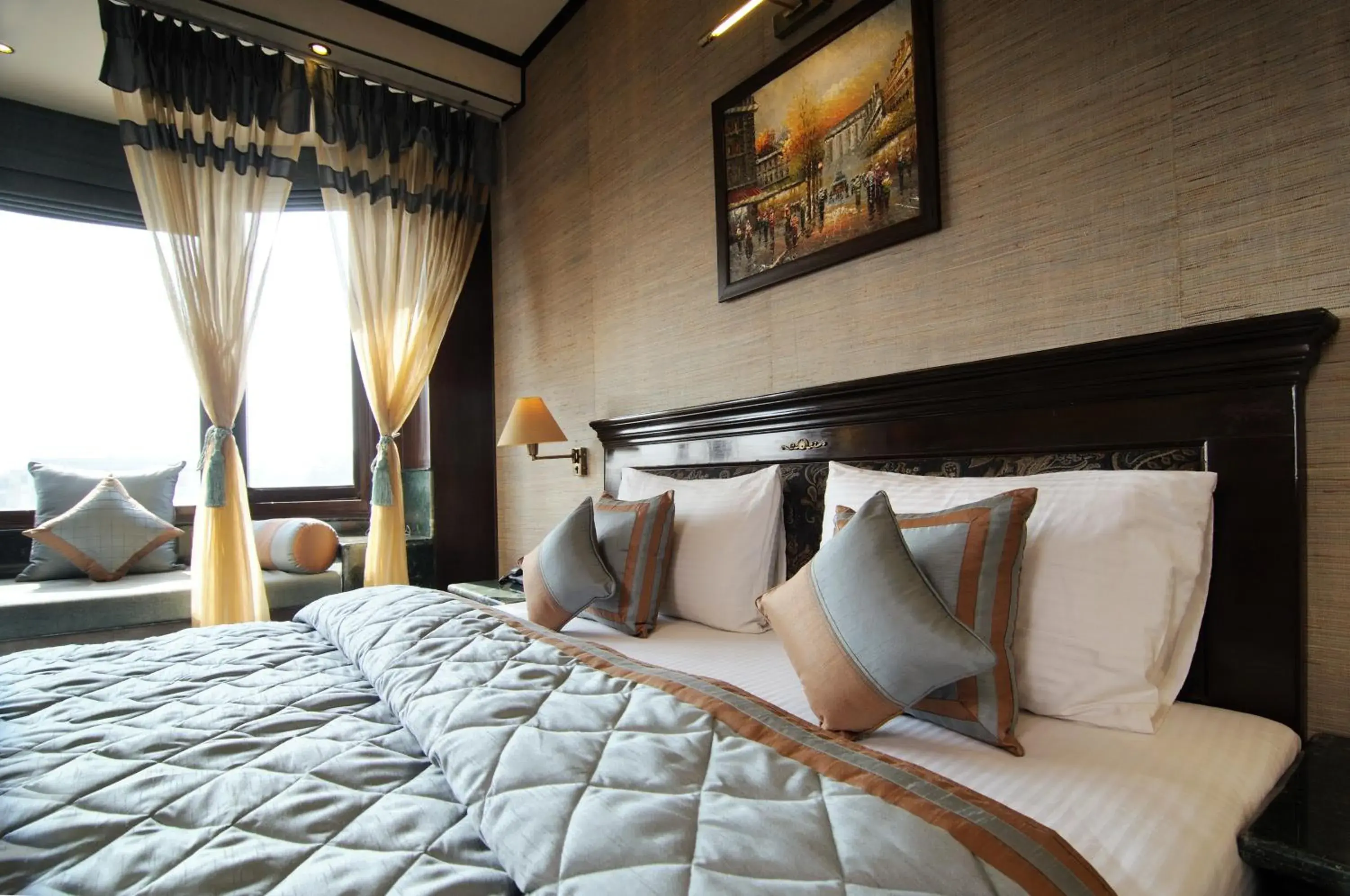 Bed in Hotel Diplomat Residency