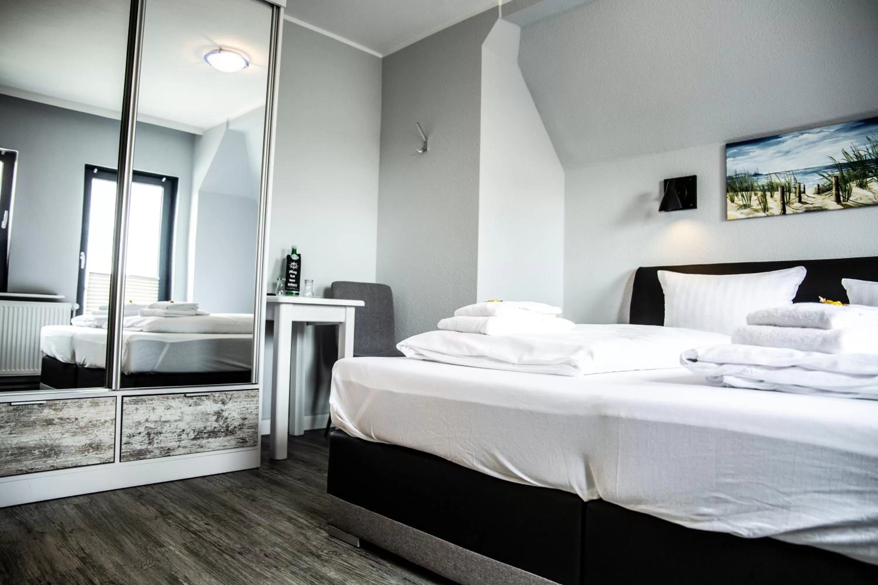 Bed in Hotel Tum Stüürmann