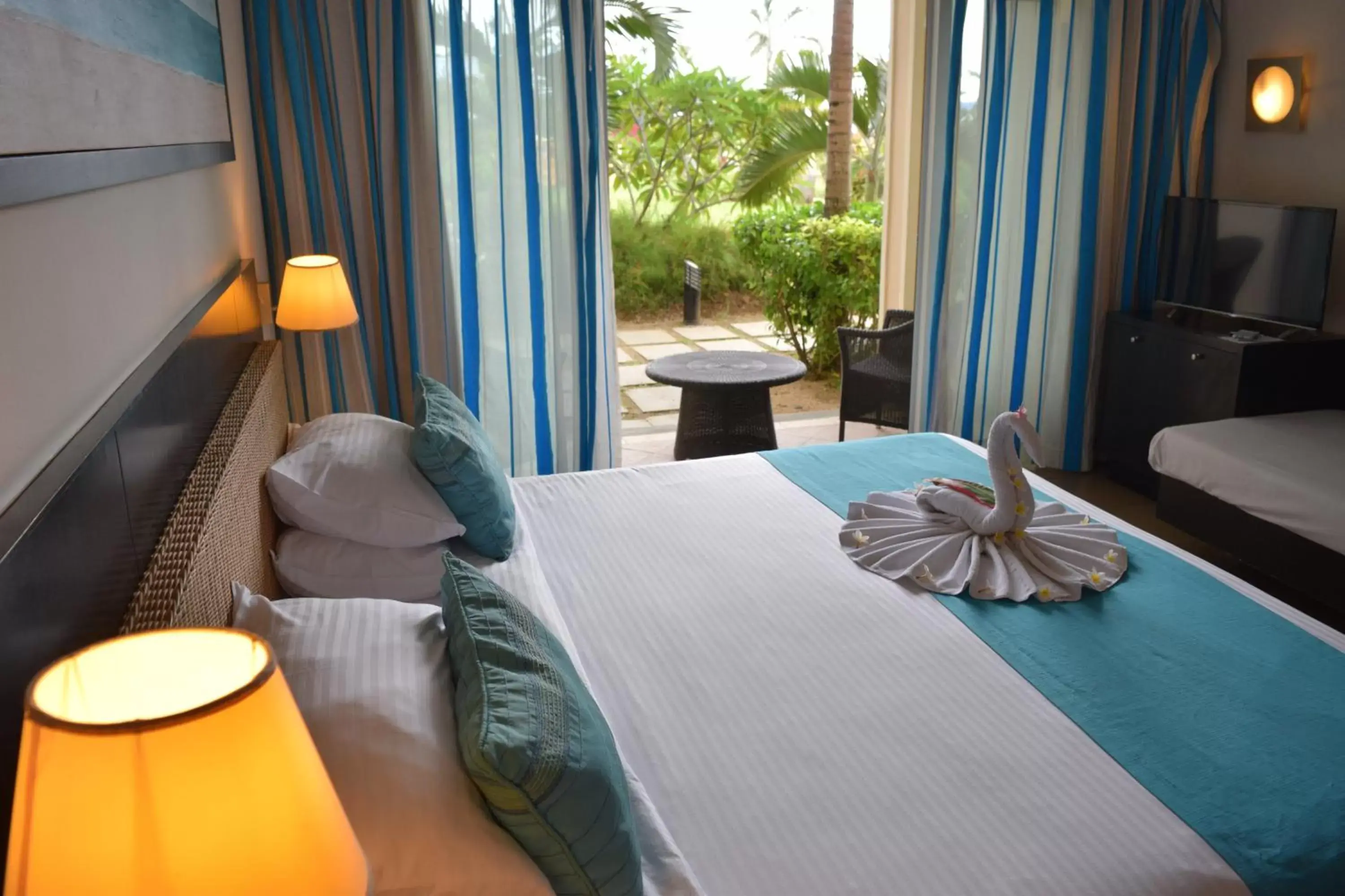 Bedroom, Bed in Pearle Beach Resort & Spa