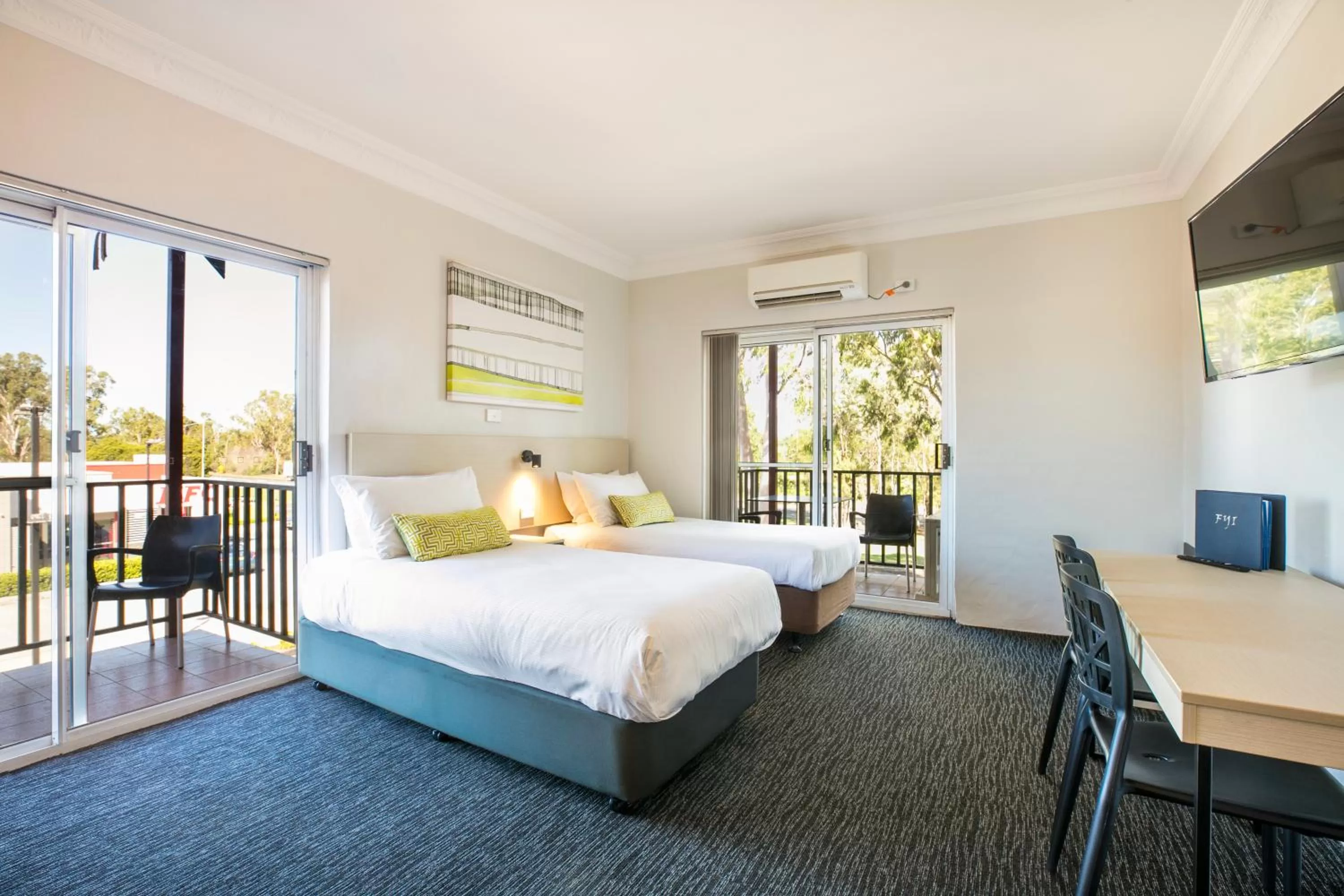 Bedroom, Bed in Nightcap at Blue Cattle Dog Hotel