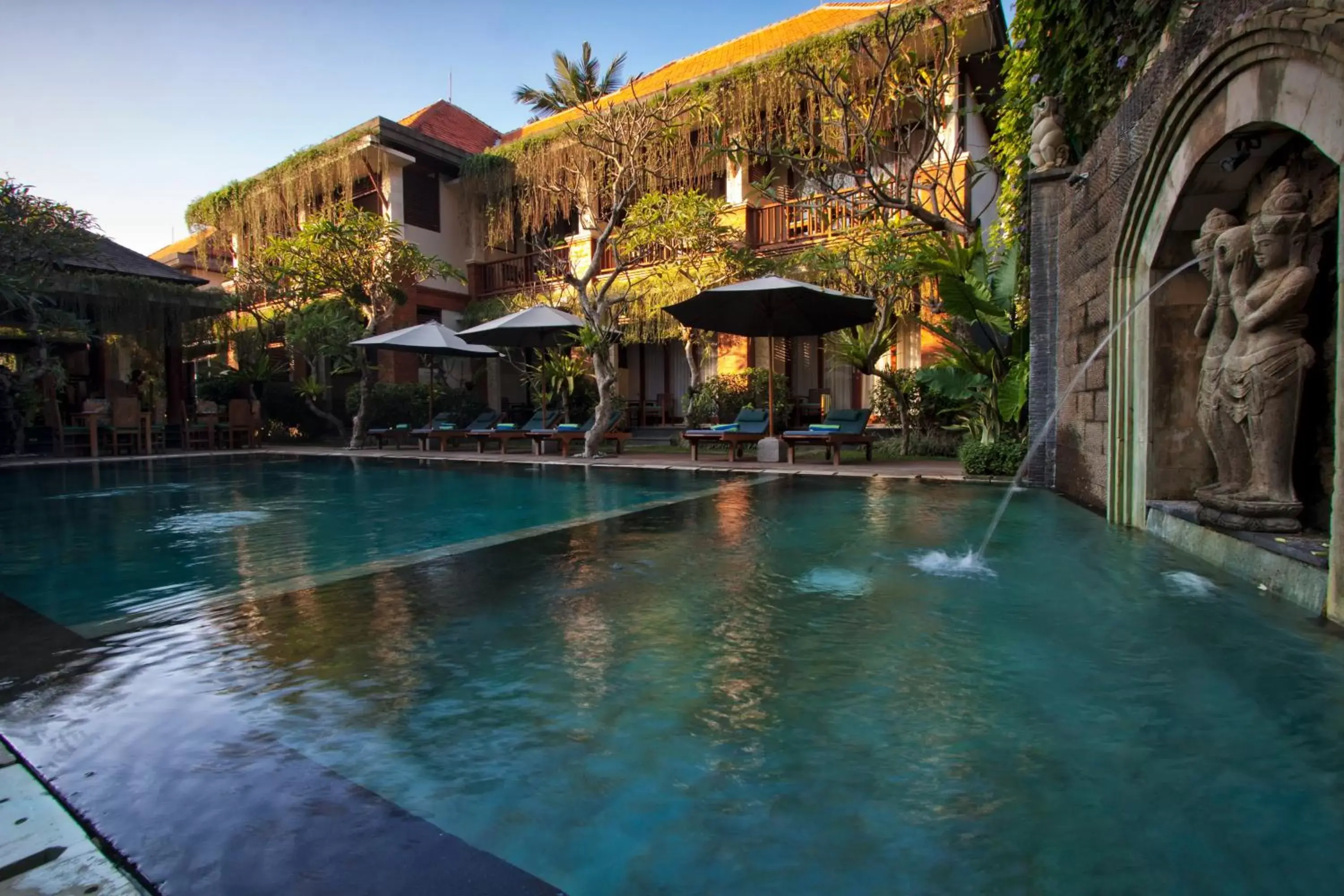 Pool view, Property Building in Awatara Boutique Resort Ubud