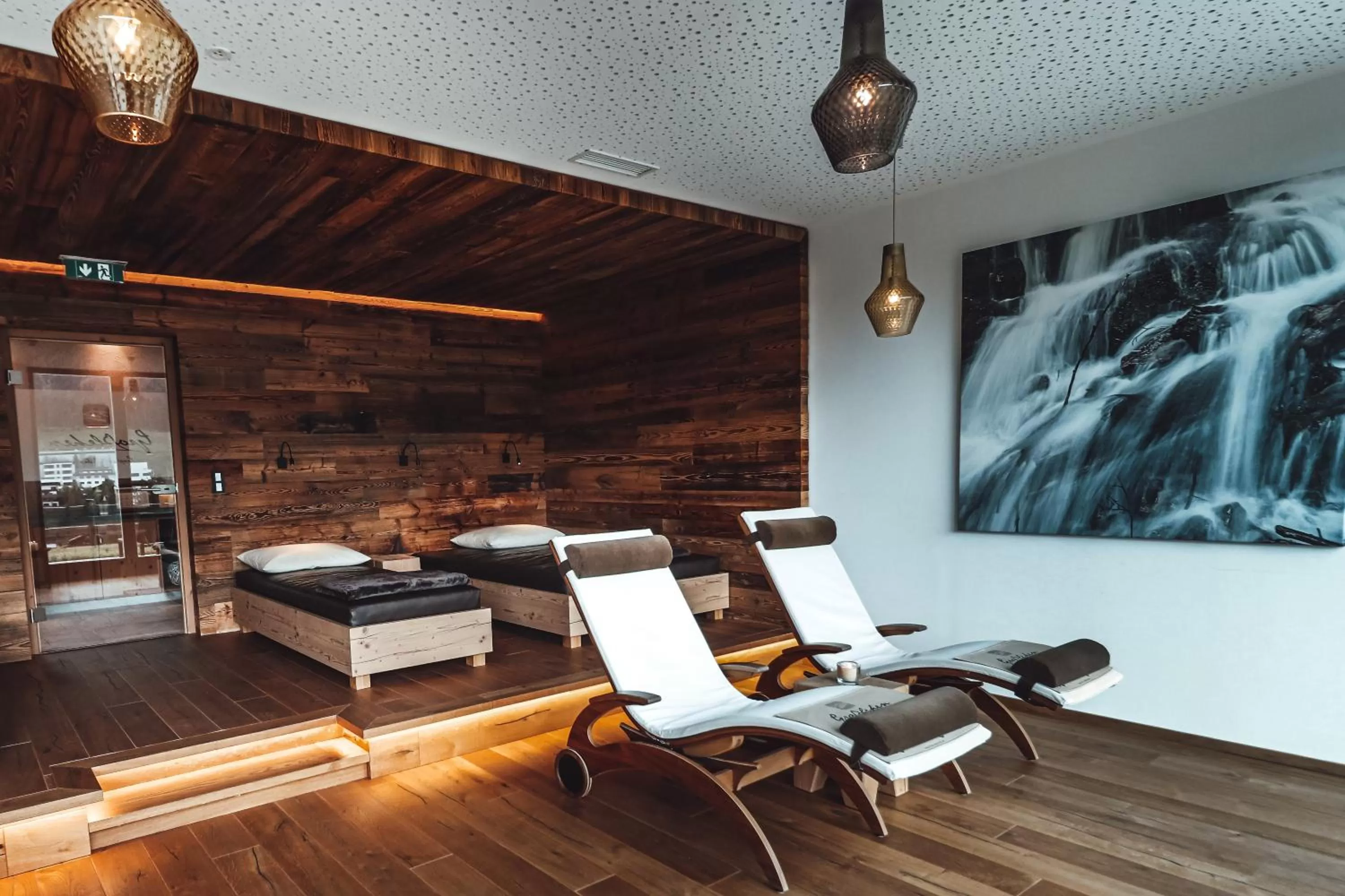 Sauna in Farm Hotel Chalet Grosslehen