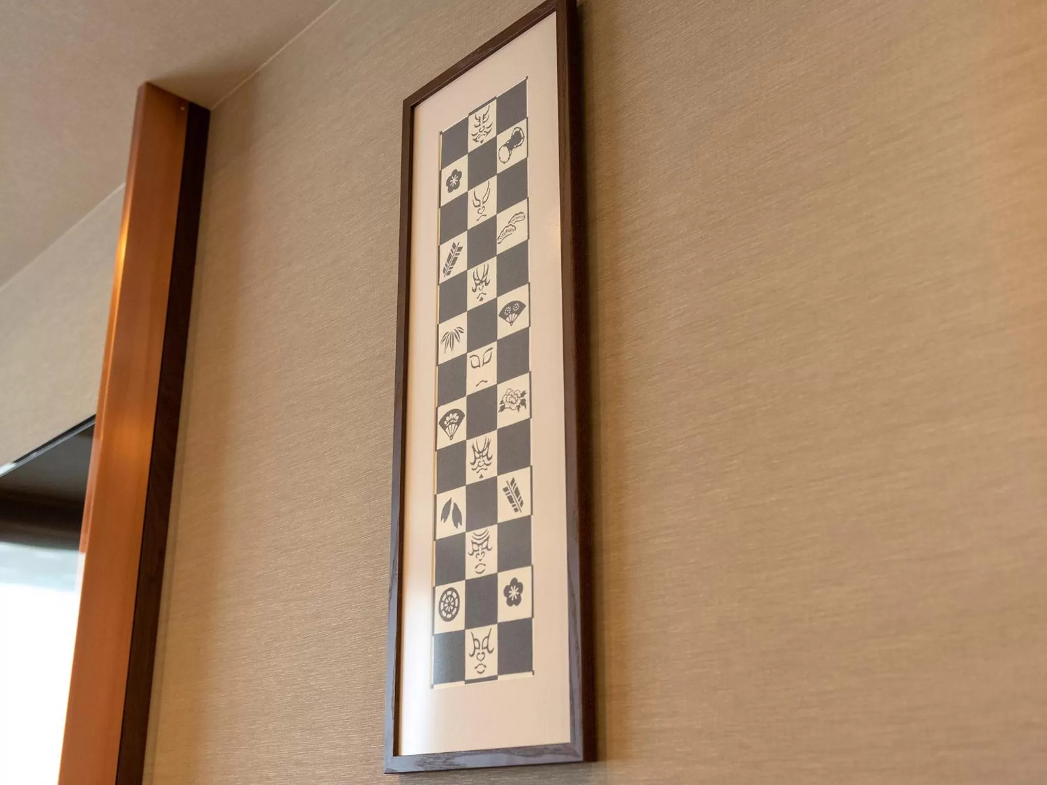 Decorative detail in Tokyu Stay Kyoto Sakaiza Shijo Kawaramachi