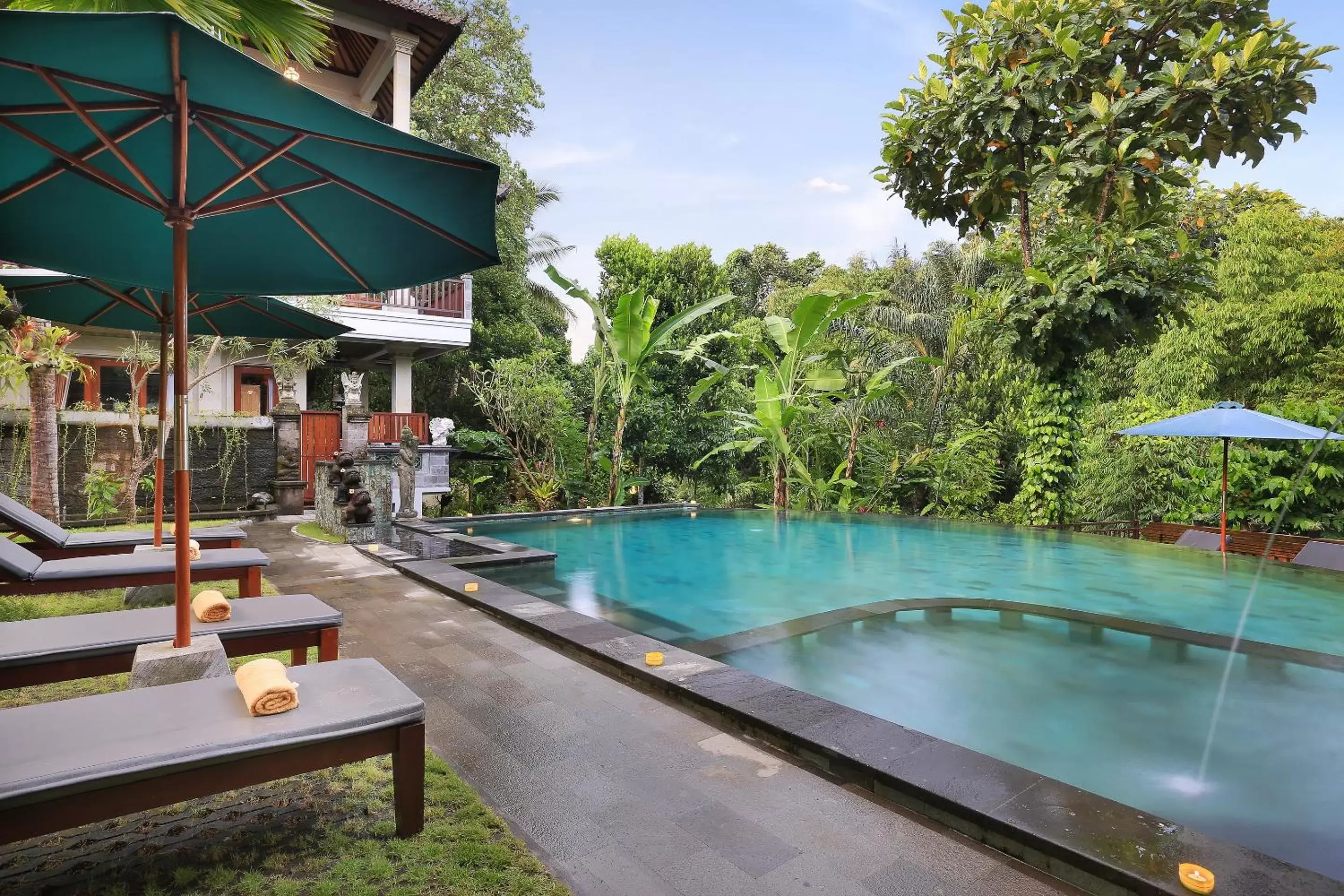 Garden, Swimming Pool in Ketut's Place Villas Ubud
