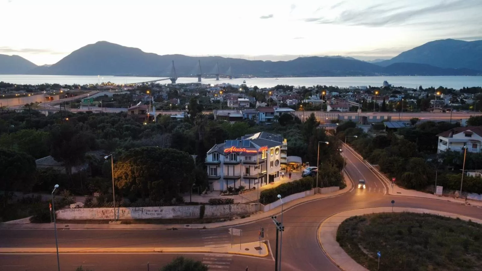 Bird's eye view in Alexia's Apartments