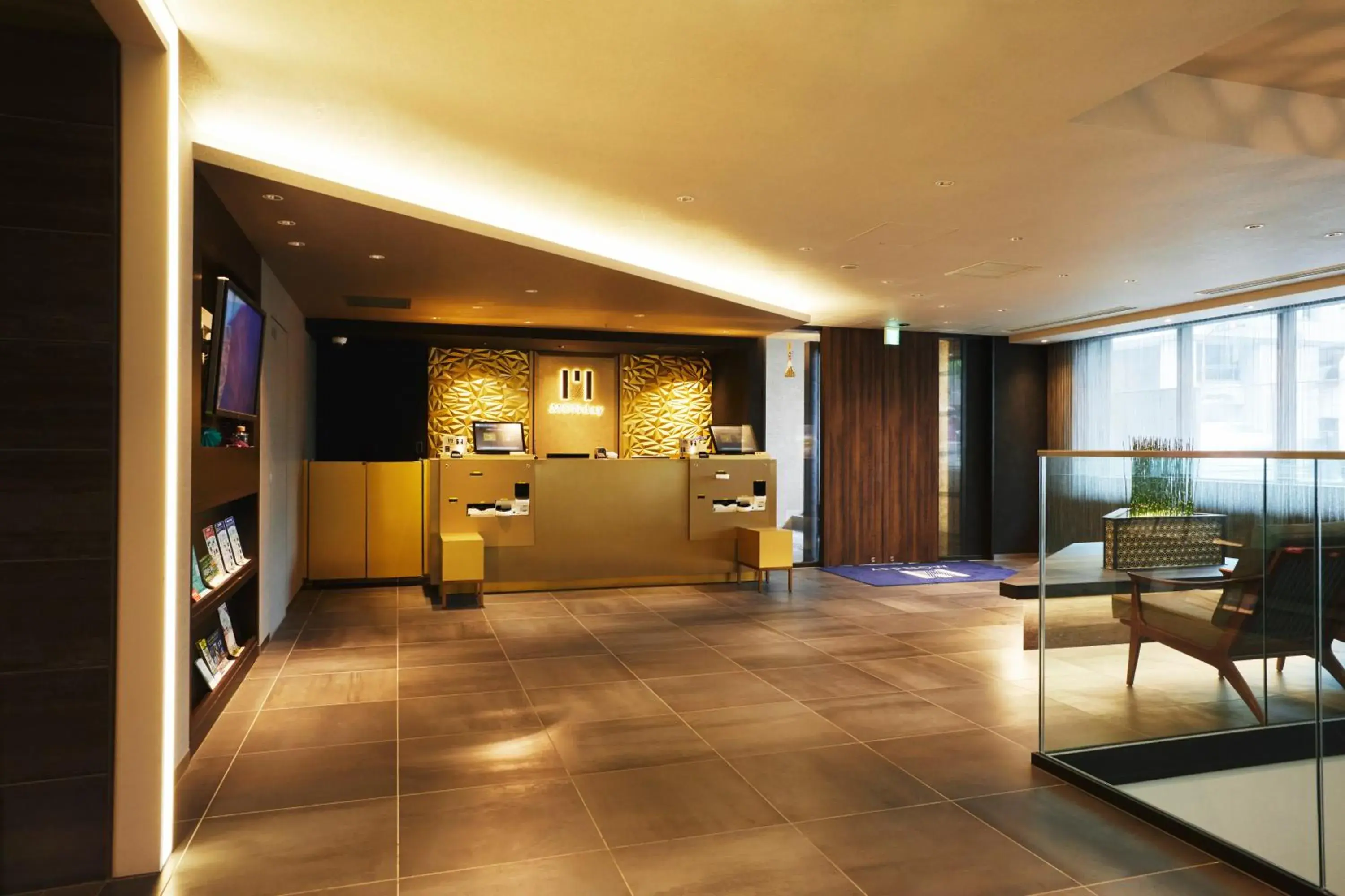 Lobby/Reception in hotel MONday KYOTO MARUTAMACHI