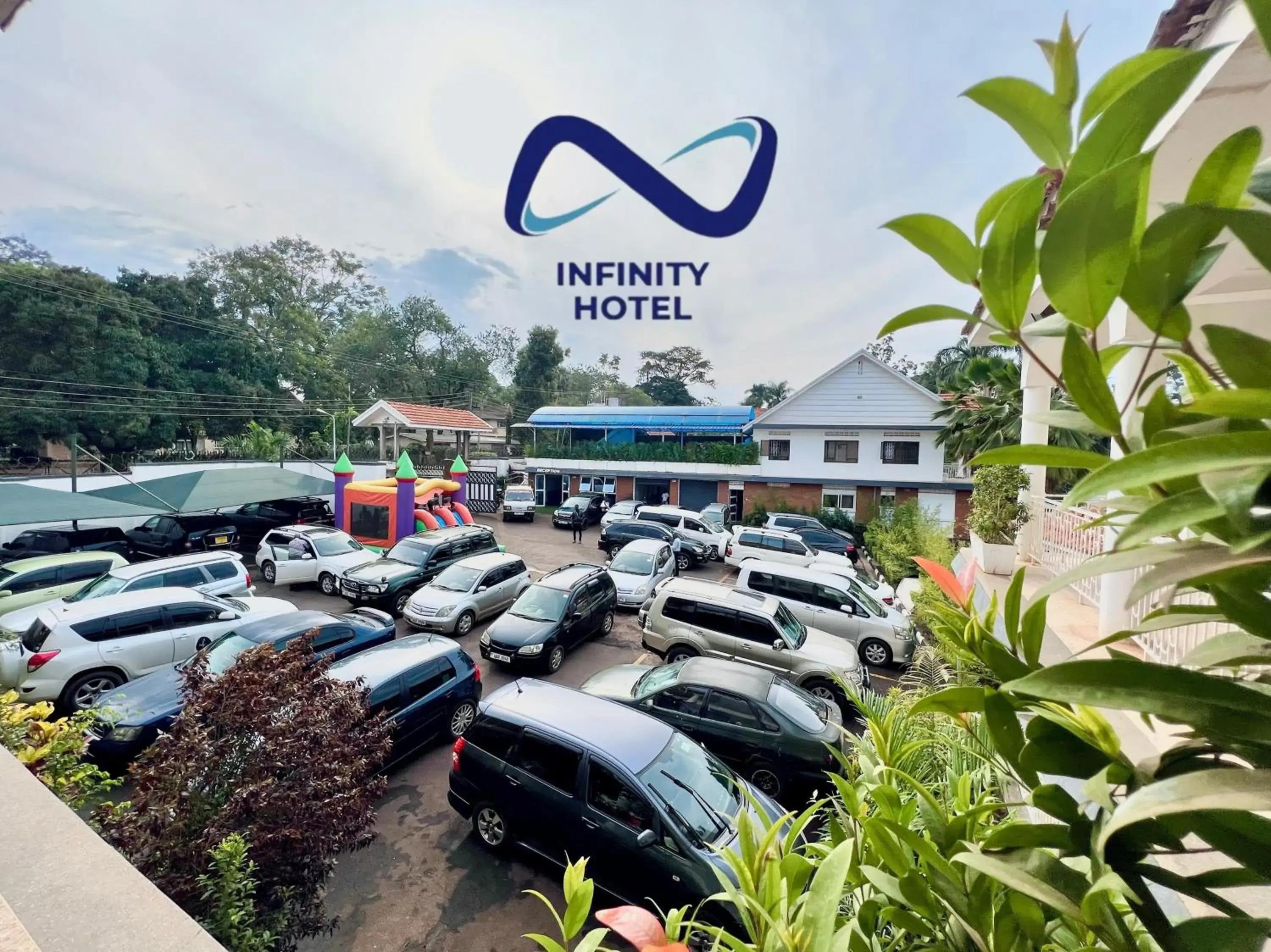 Parking in Infinity Hotel Kampala