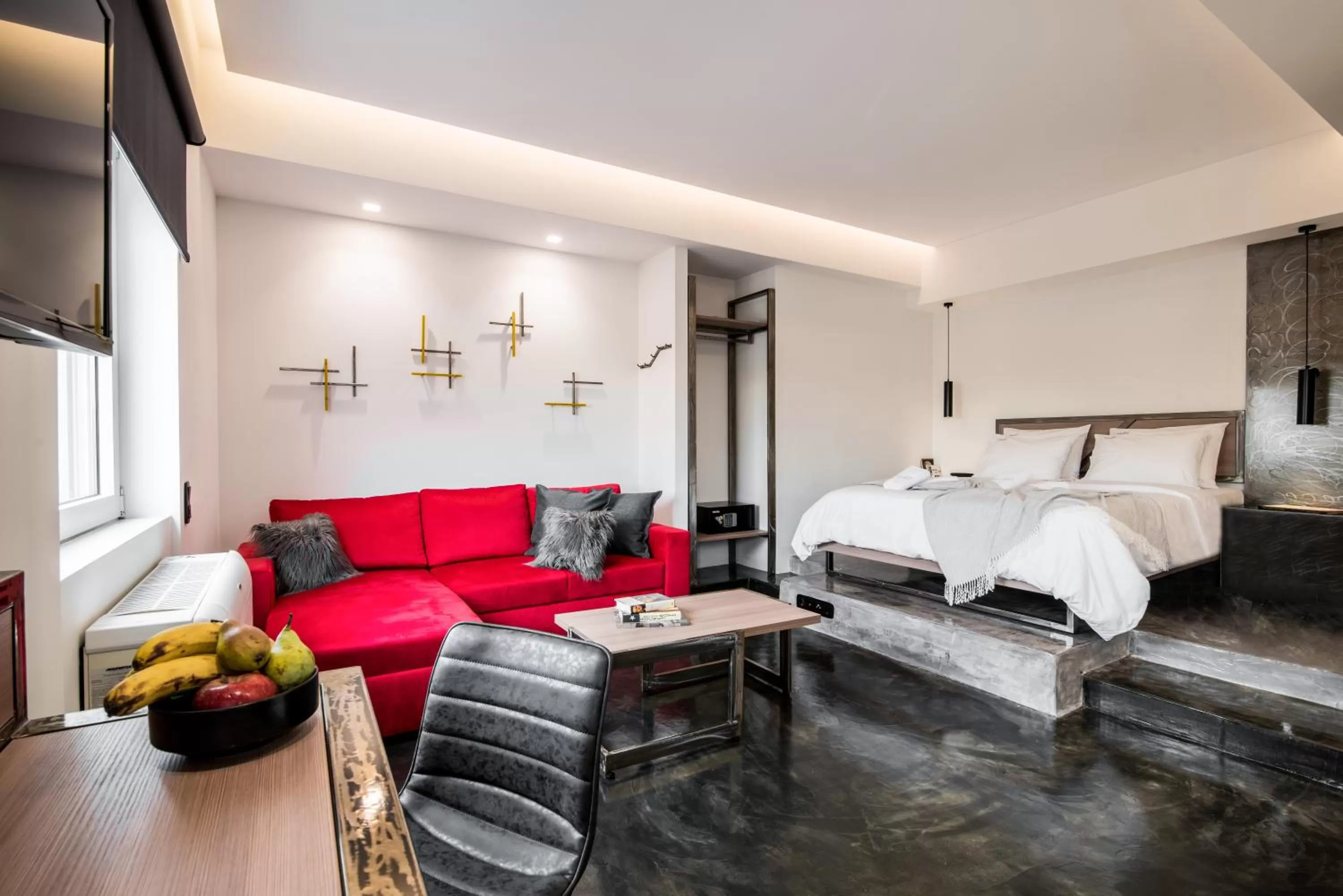 Bed in AthinA STREETAPARTMENTS