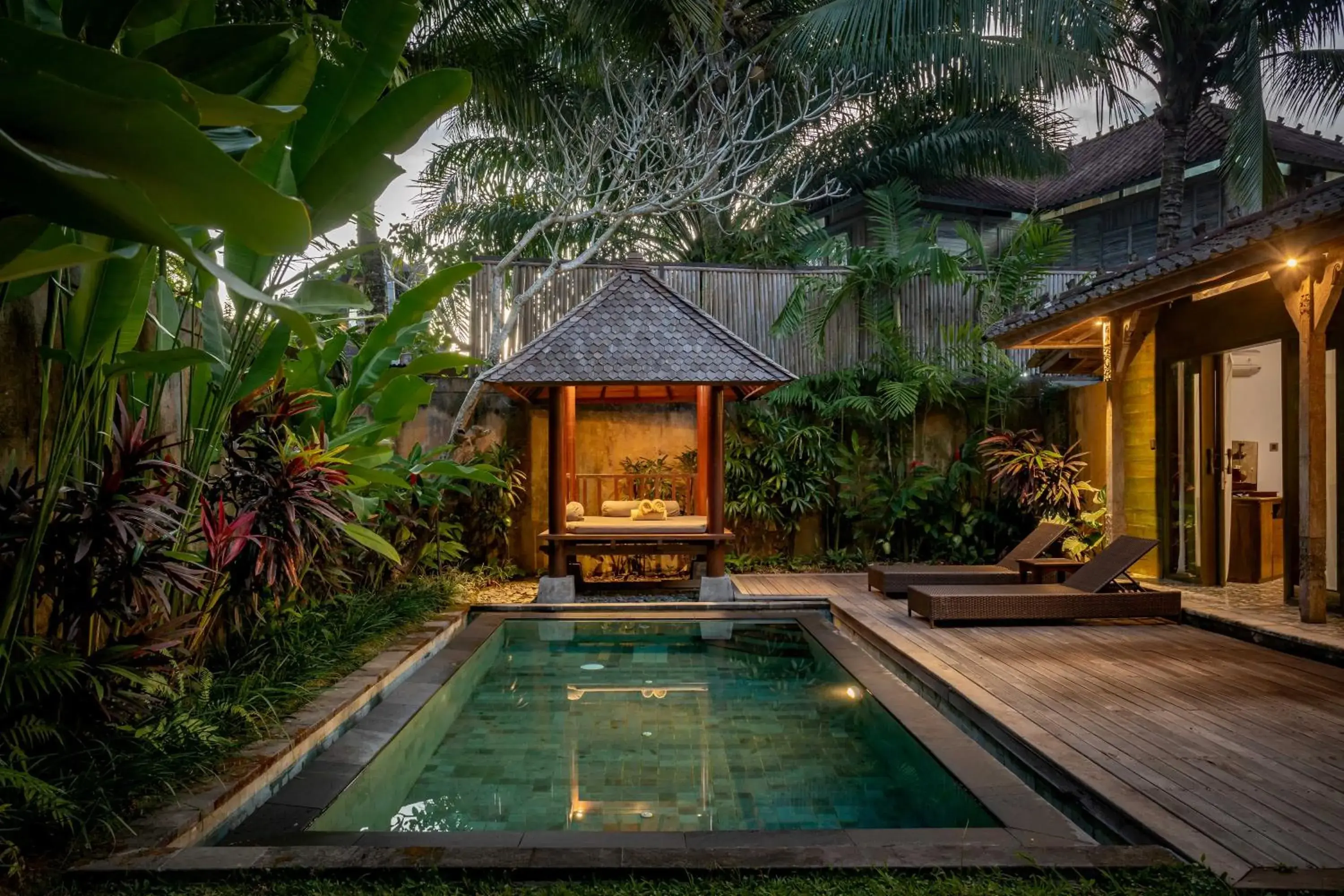 Natural landscape, Swimming Pool in Arya Villas Ubud