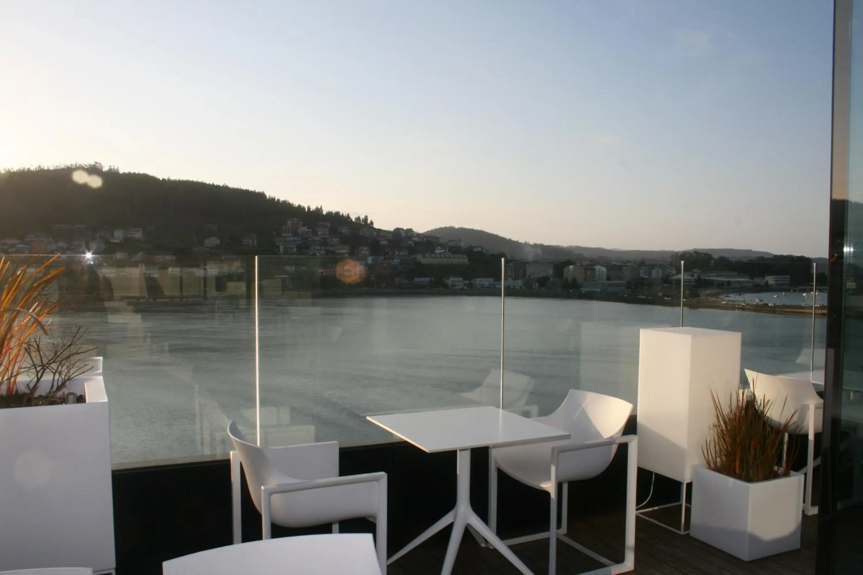 Balcony/Terrace, Swimming Pool in Viveiro Urban Hotel
