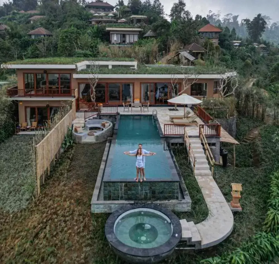 Pool View in Munduk Moding Plantation Nature Resort & Spa