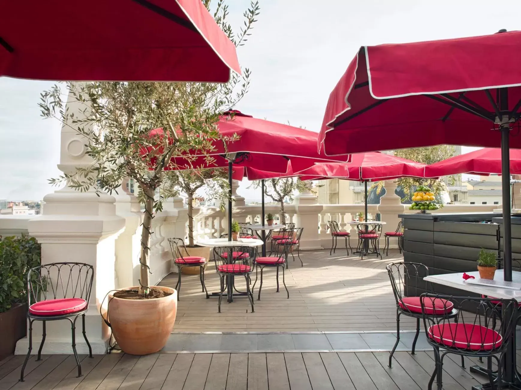 Balcony/Terrace, Restaurant/Places to Eat in The Principal Madrid, Small Luxury Hotels