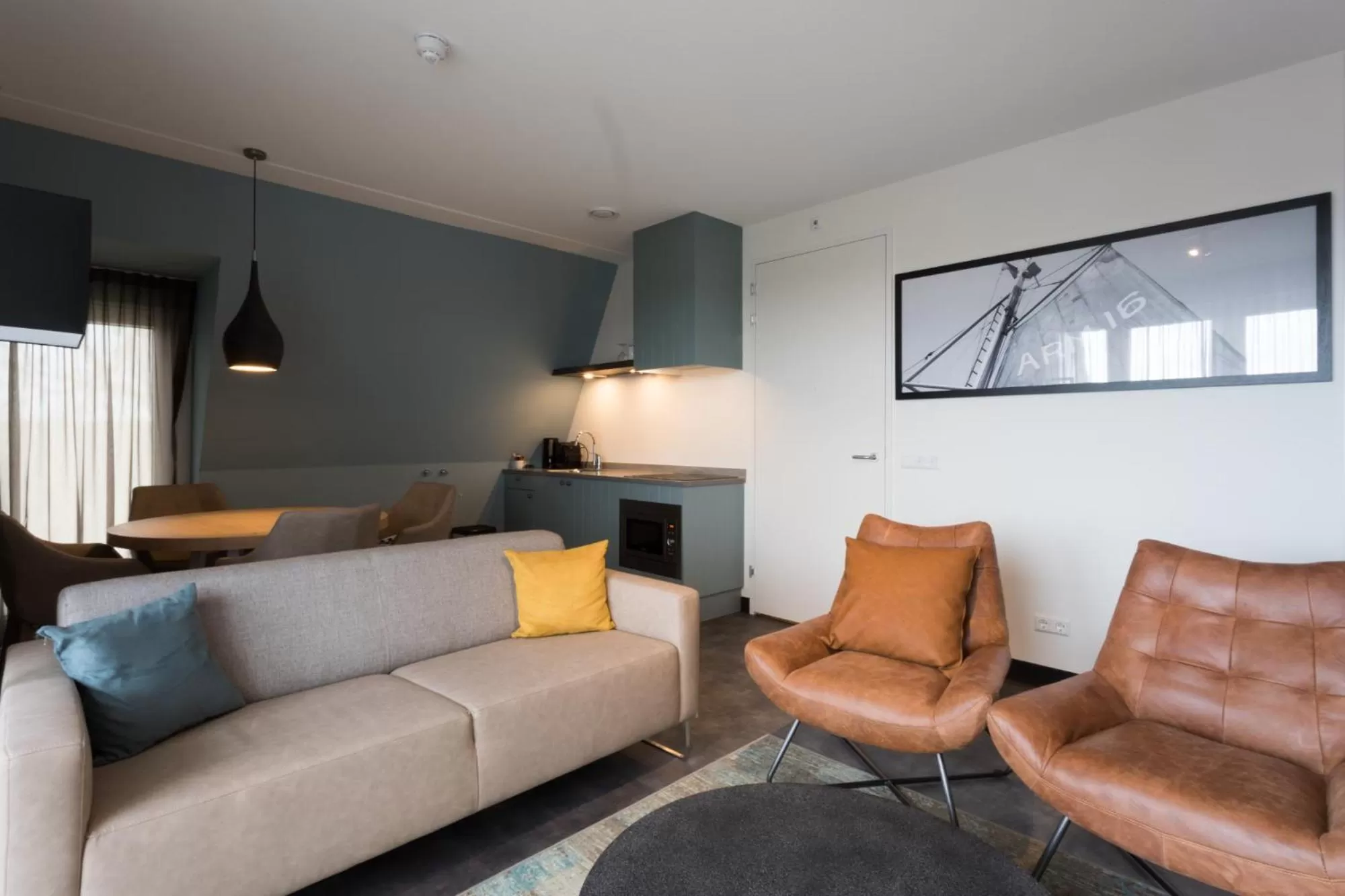 Seating area in Hotel Kaap West I Kloeg Collection