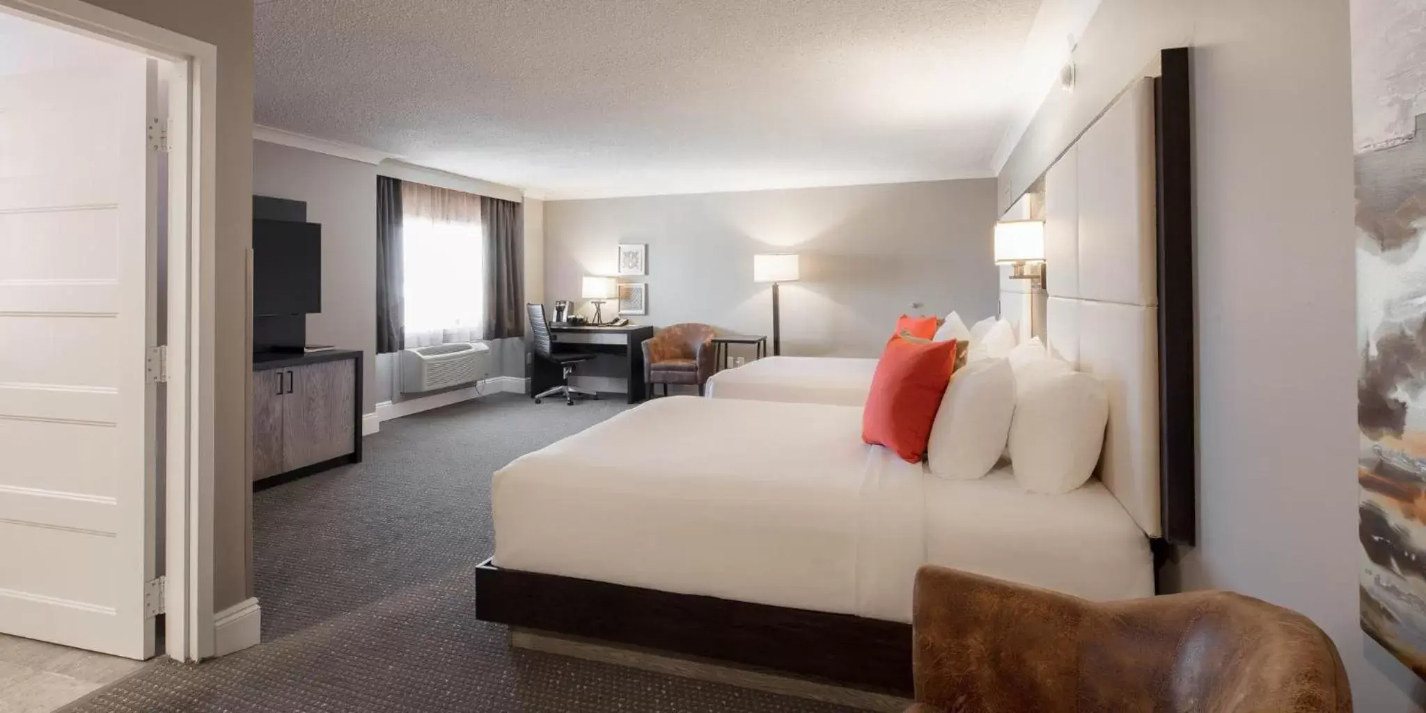 Photo of the whole room, Bed in Crowne Plaza Hotel Moncton Downtown, an IHG Hotel