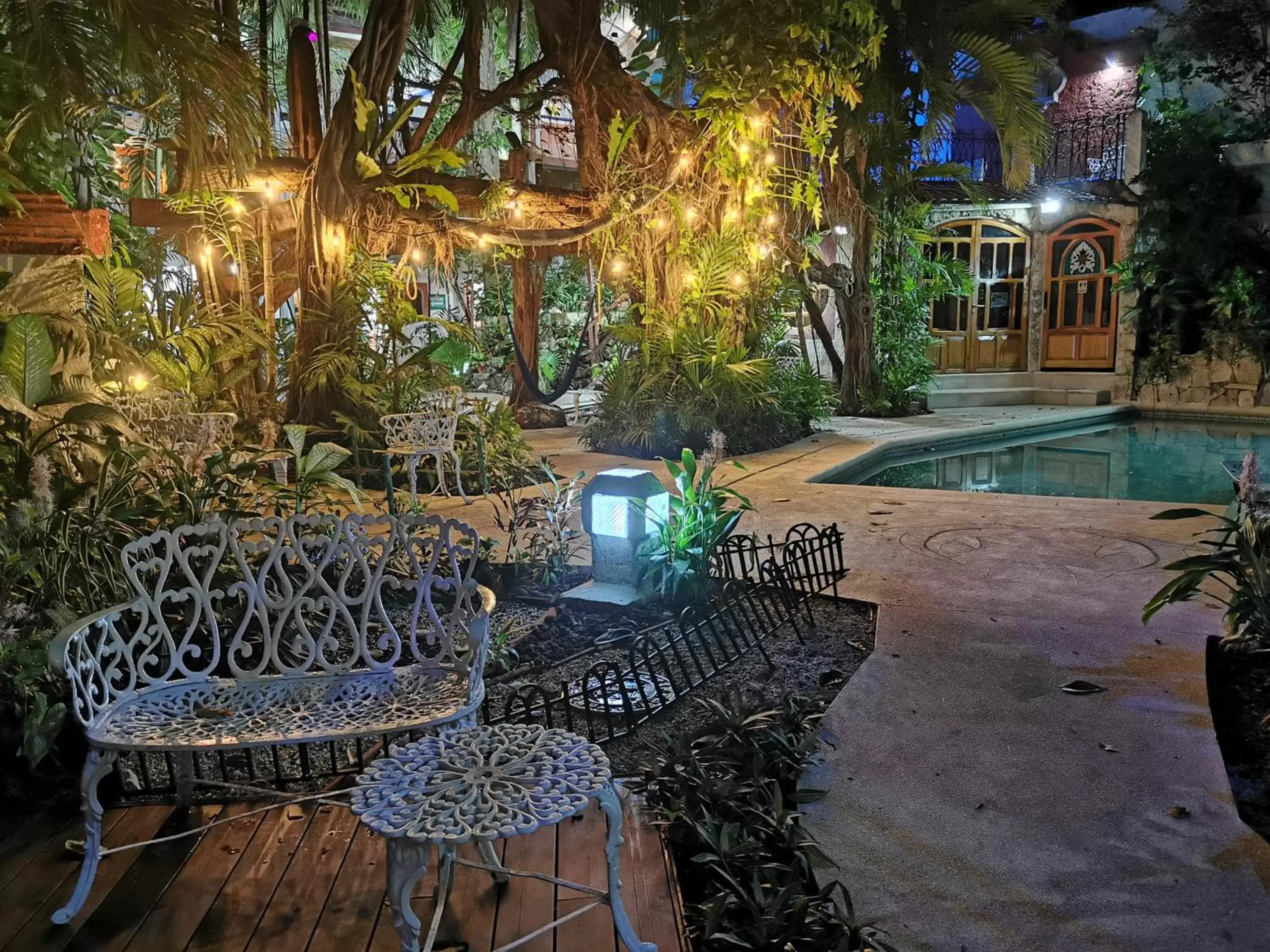 Garden view, Swimming Pool in Eco-hotel El Rey del Caribe