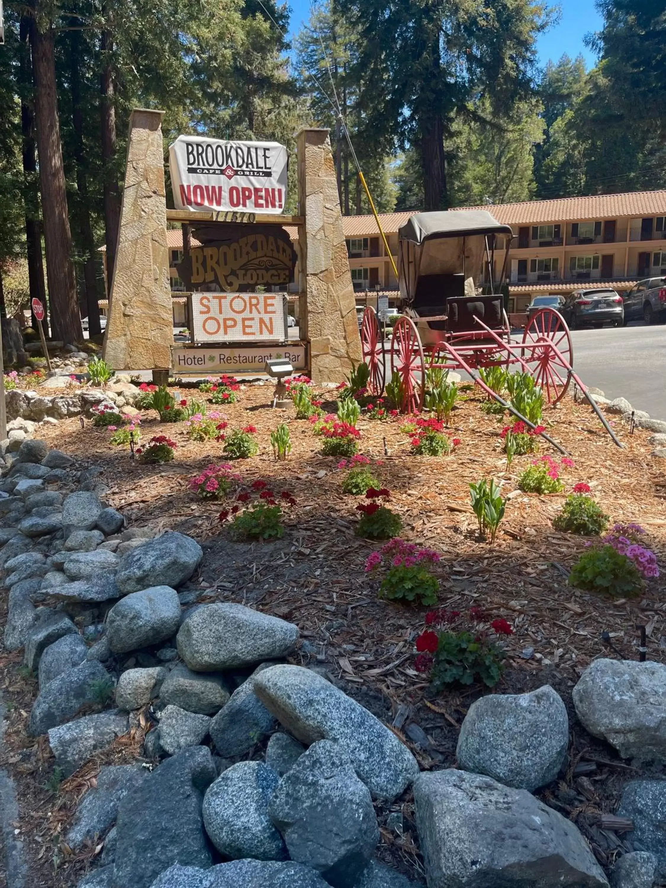 Property logo or sign in The Historic Brookdale Lodge, Santa Cruz Mountains