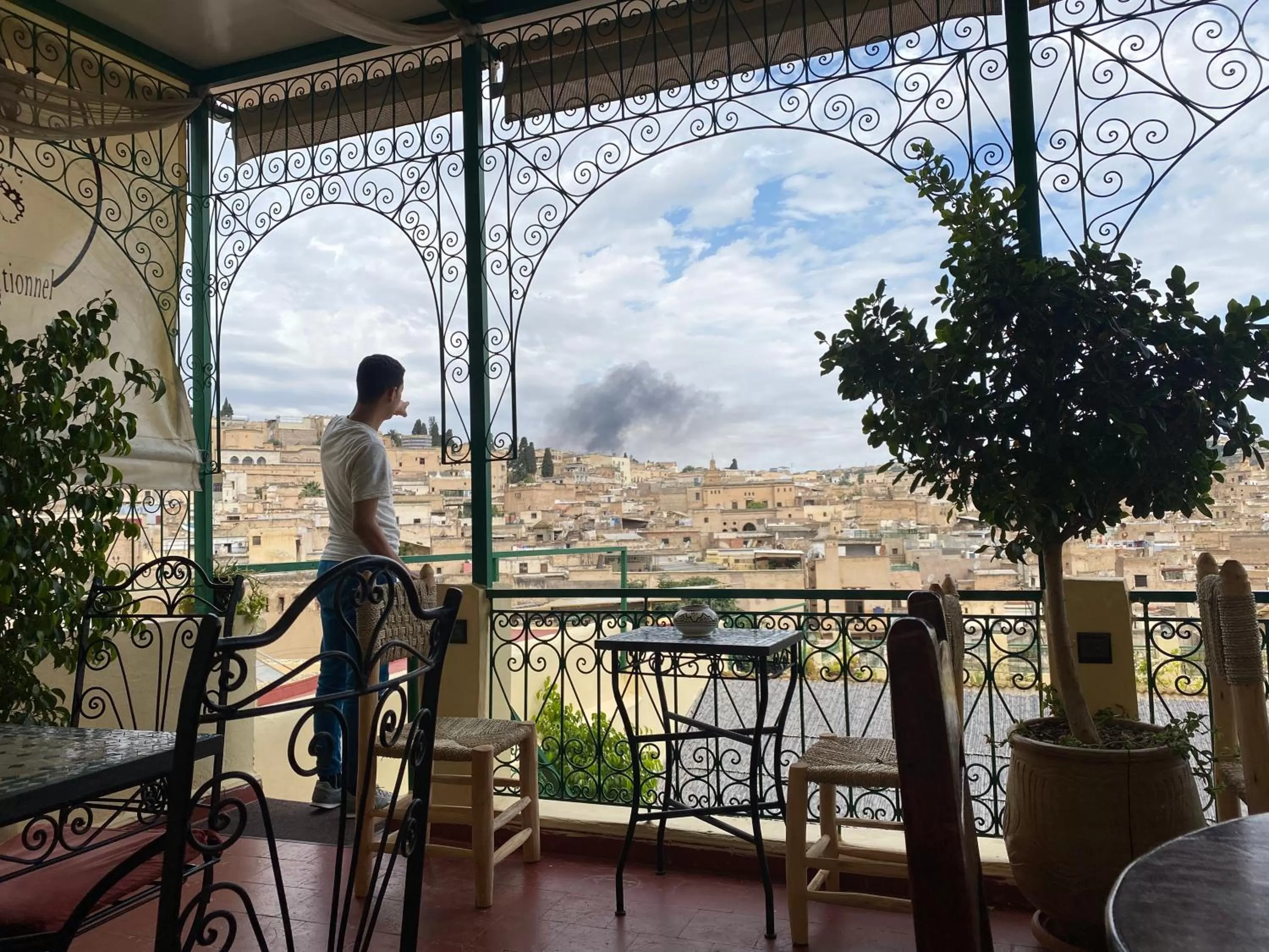 Patio in Riad Taj Salma