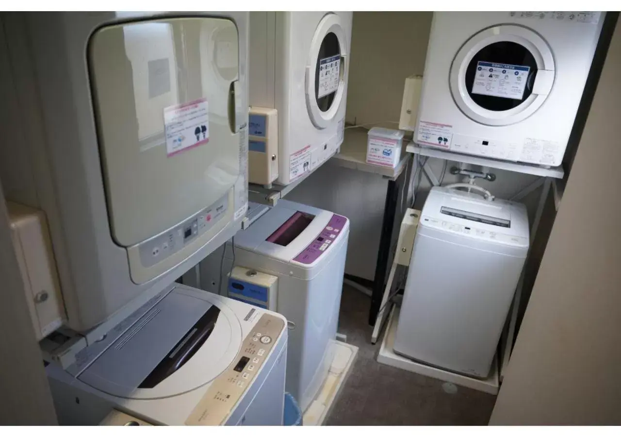 laundry, Kitchen/Kitchenette in Moriyama Art Hotel